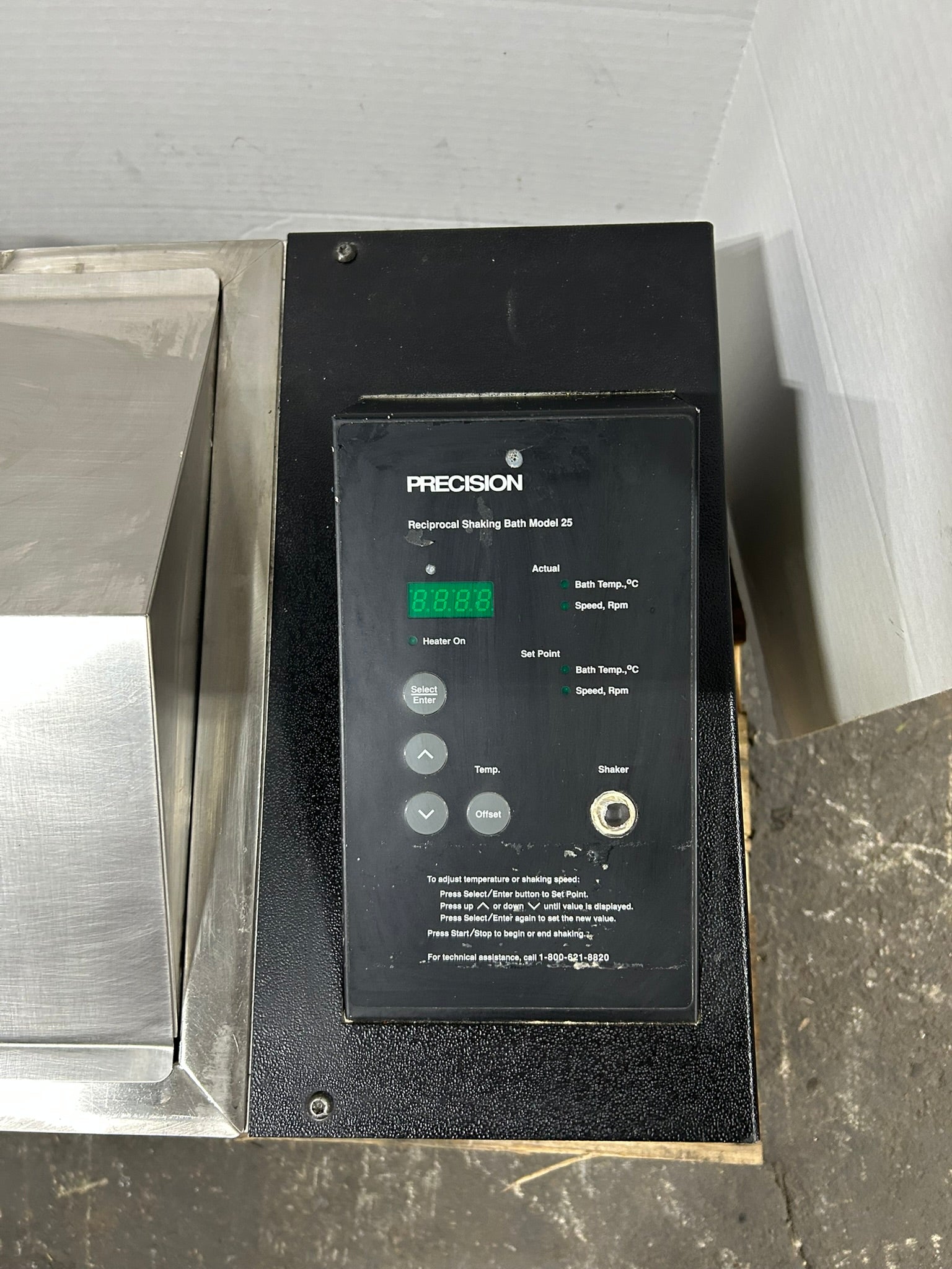 Precision Scientfitic 66800 Reciprocal Shaking Bath Model 25 Temp. to 100C 1PH