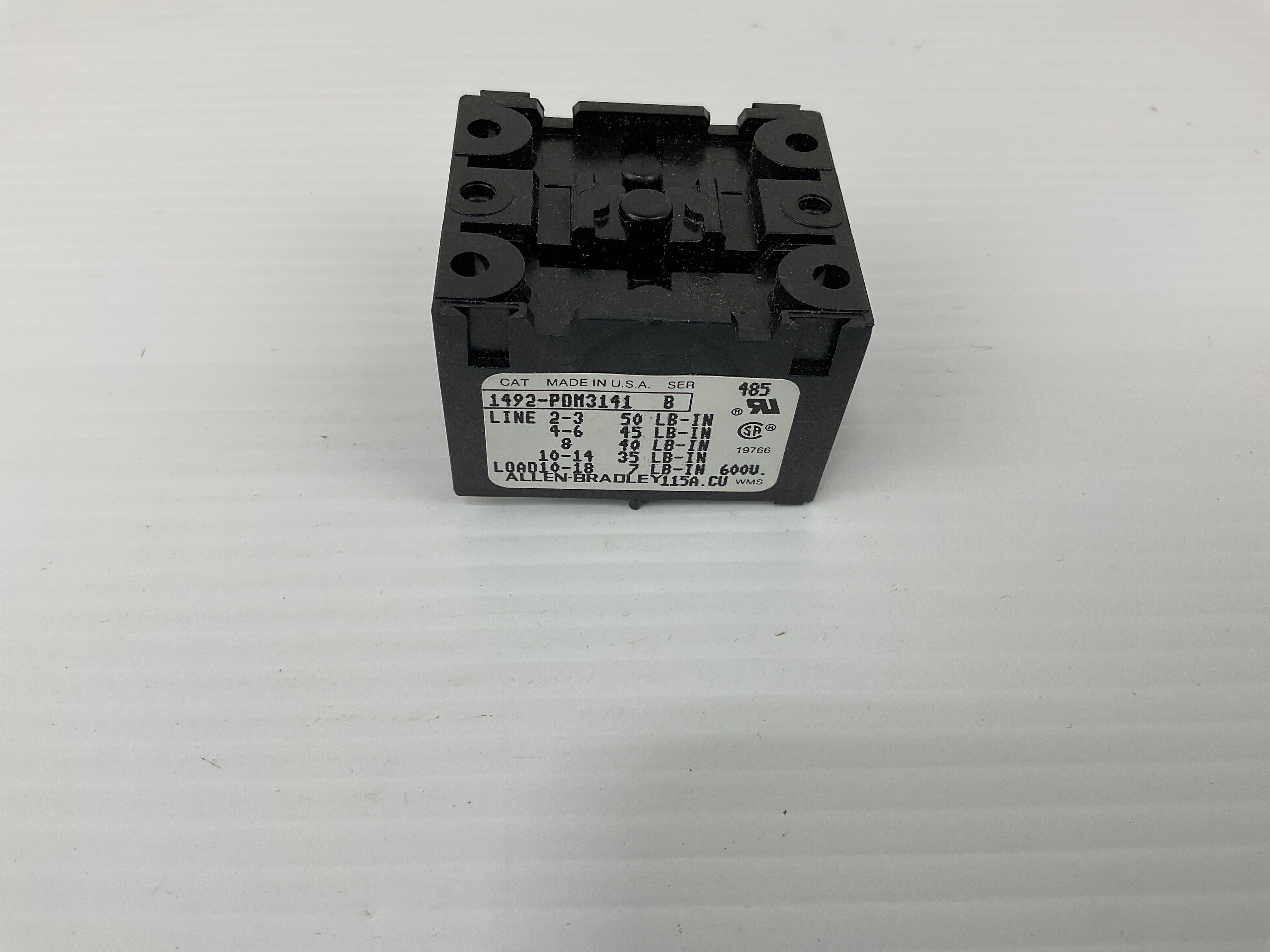 Allen Bradley Power Distribution Block 1492-PDM3141 Series B