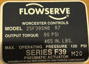 Worcester Controls Flowserve 25F39SN6 R7 Pneumatic Actuator Series F39 Valve