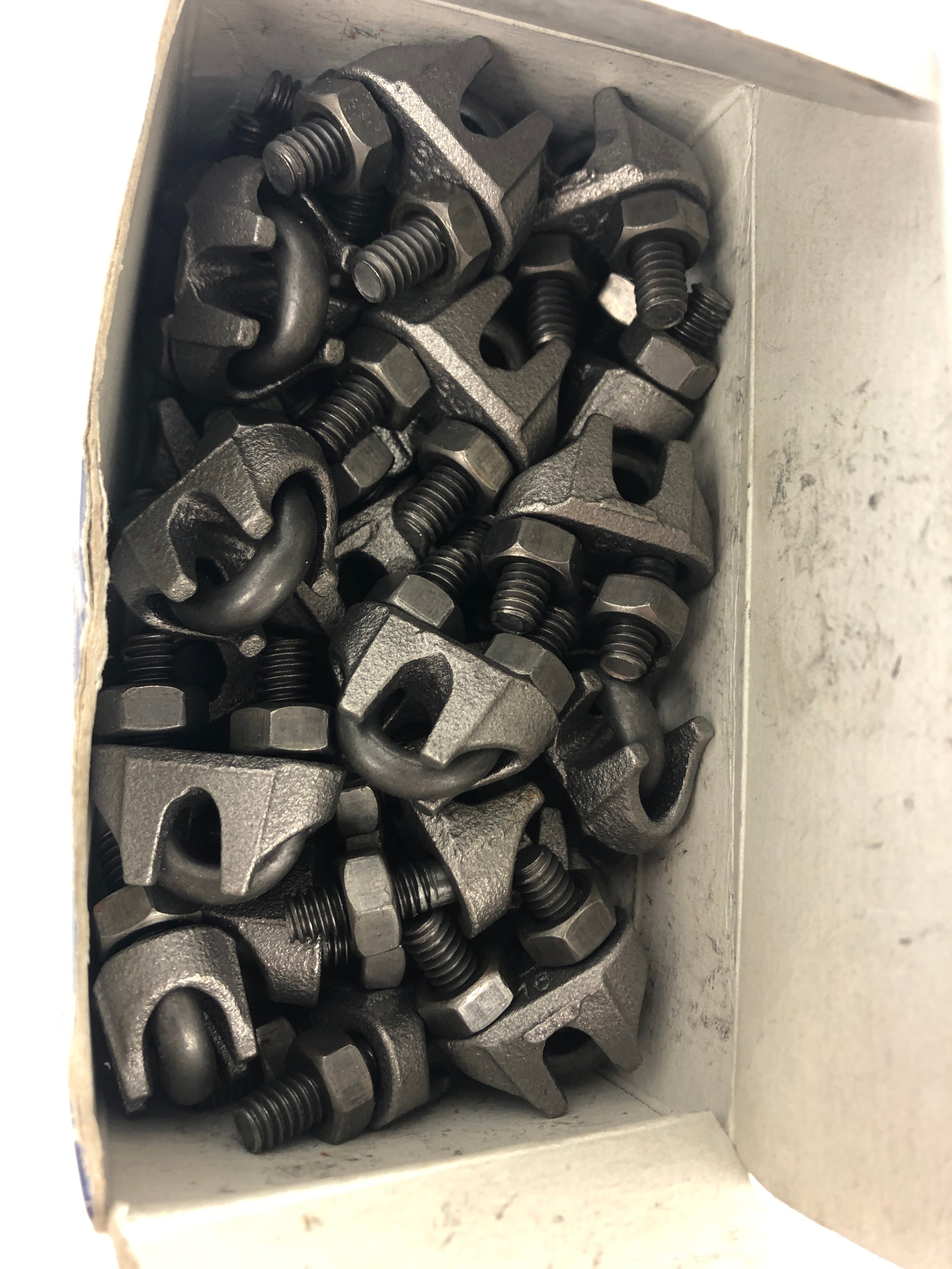 Chicago Hardware 23015 5 Malleable Wire Rope Clips 3/16" - Lot of 25