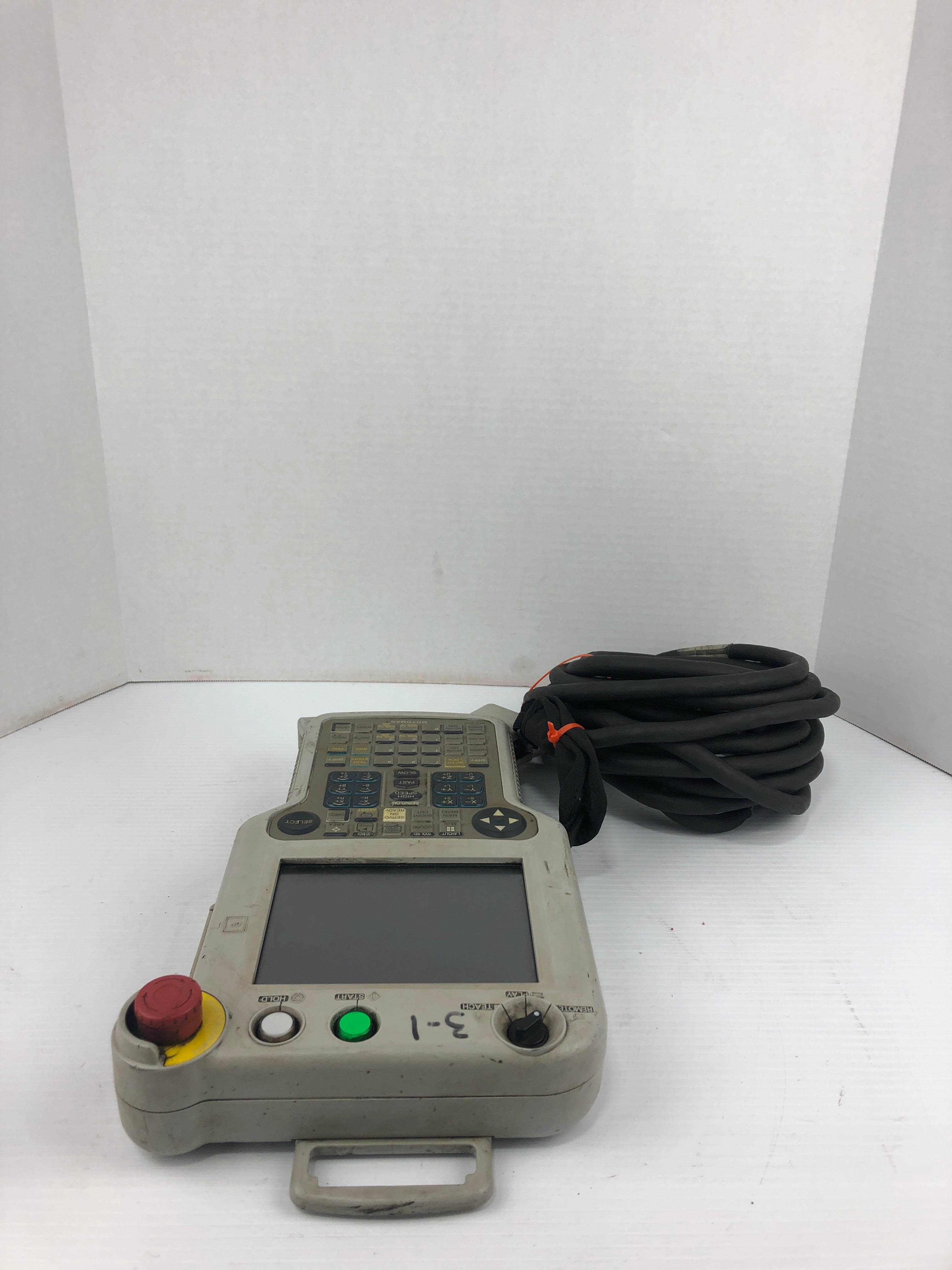 Yaskawa Electric Motoman NPP01B Teach Pendant 1715-MR-025370-5 with Cable