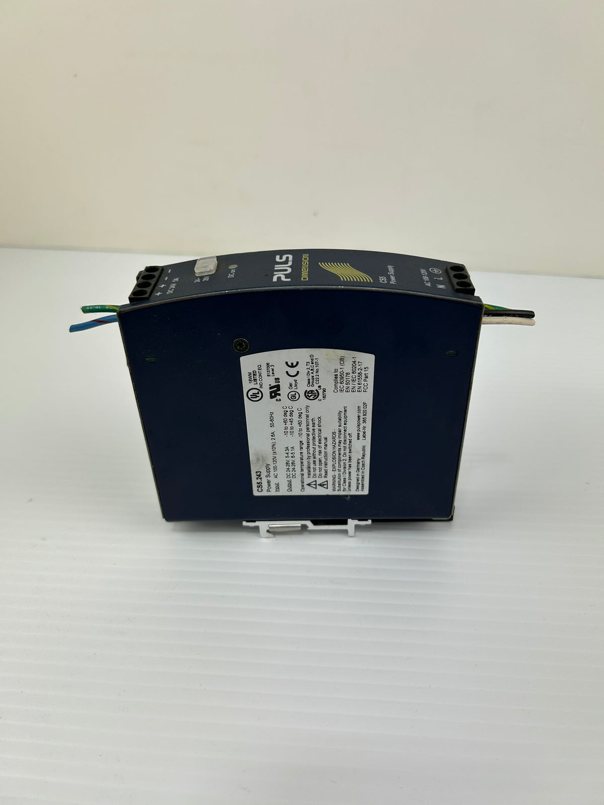 Puls Dimension CS5 Switching Power Supply CS5.243 100-120VAC 2.6A 50-60 Hz