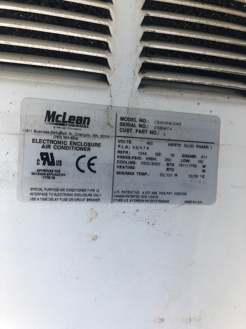 McLean CR43-0646-G403 Thermal Electronic Air Conditioner