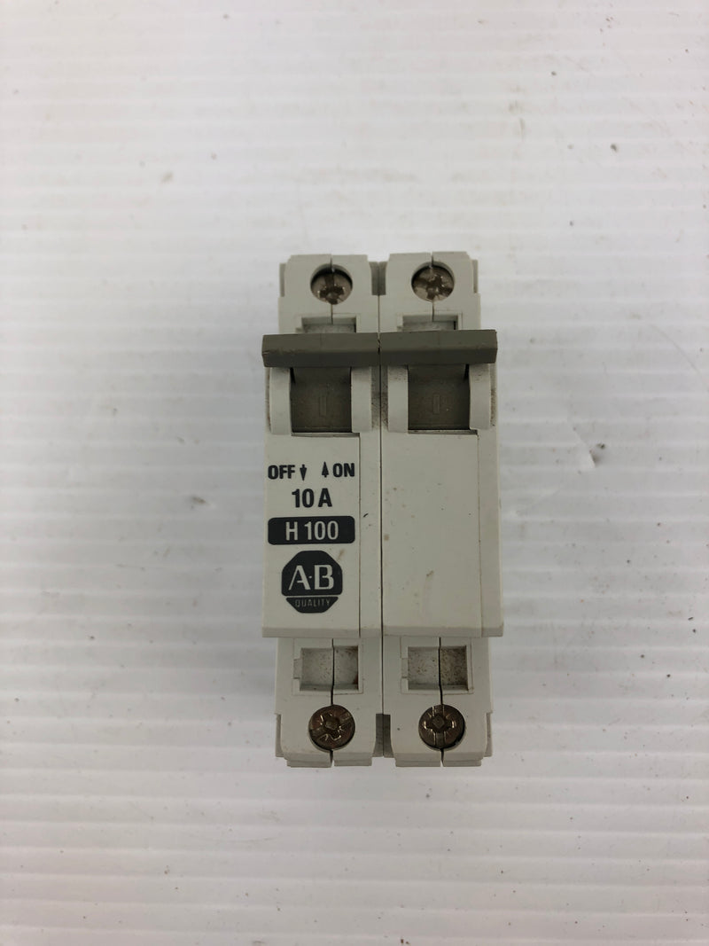 Allen Bradley 1492-CB2 Circuit Breaker H100 10A Series B