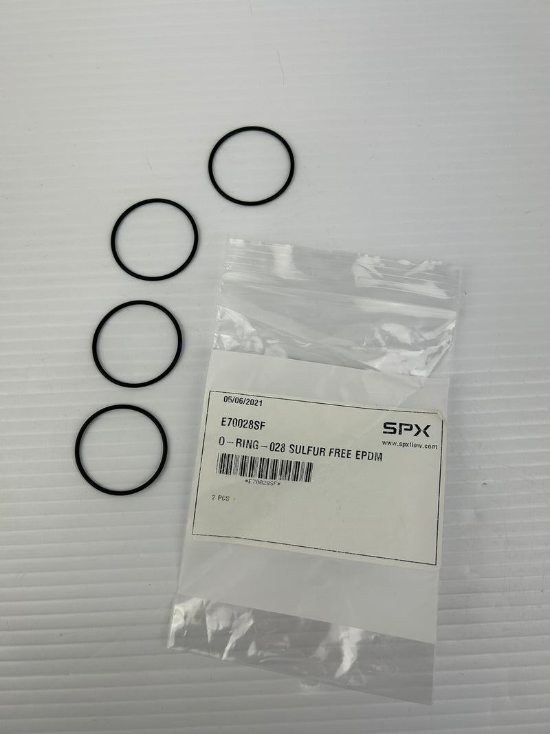 SPX E70028SF Sulfer-free EPDM O-Ring 028 - Lot of 4