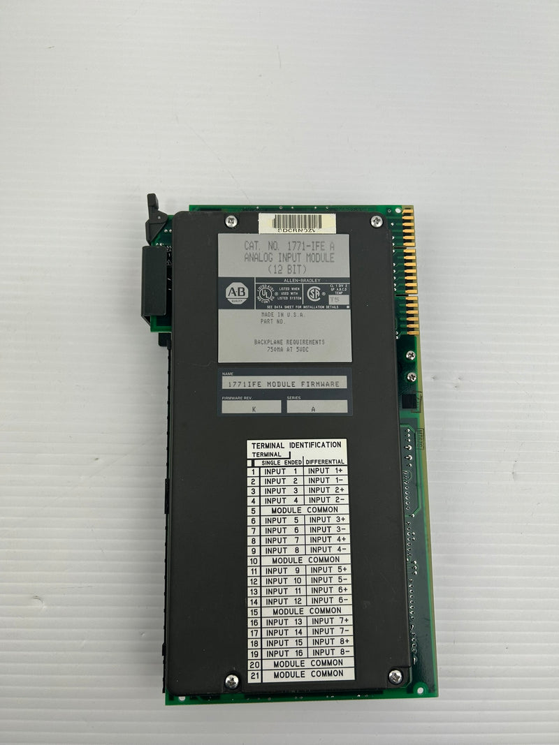 Allen-Bradley 1771-IFE Analog Input Module Series A