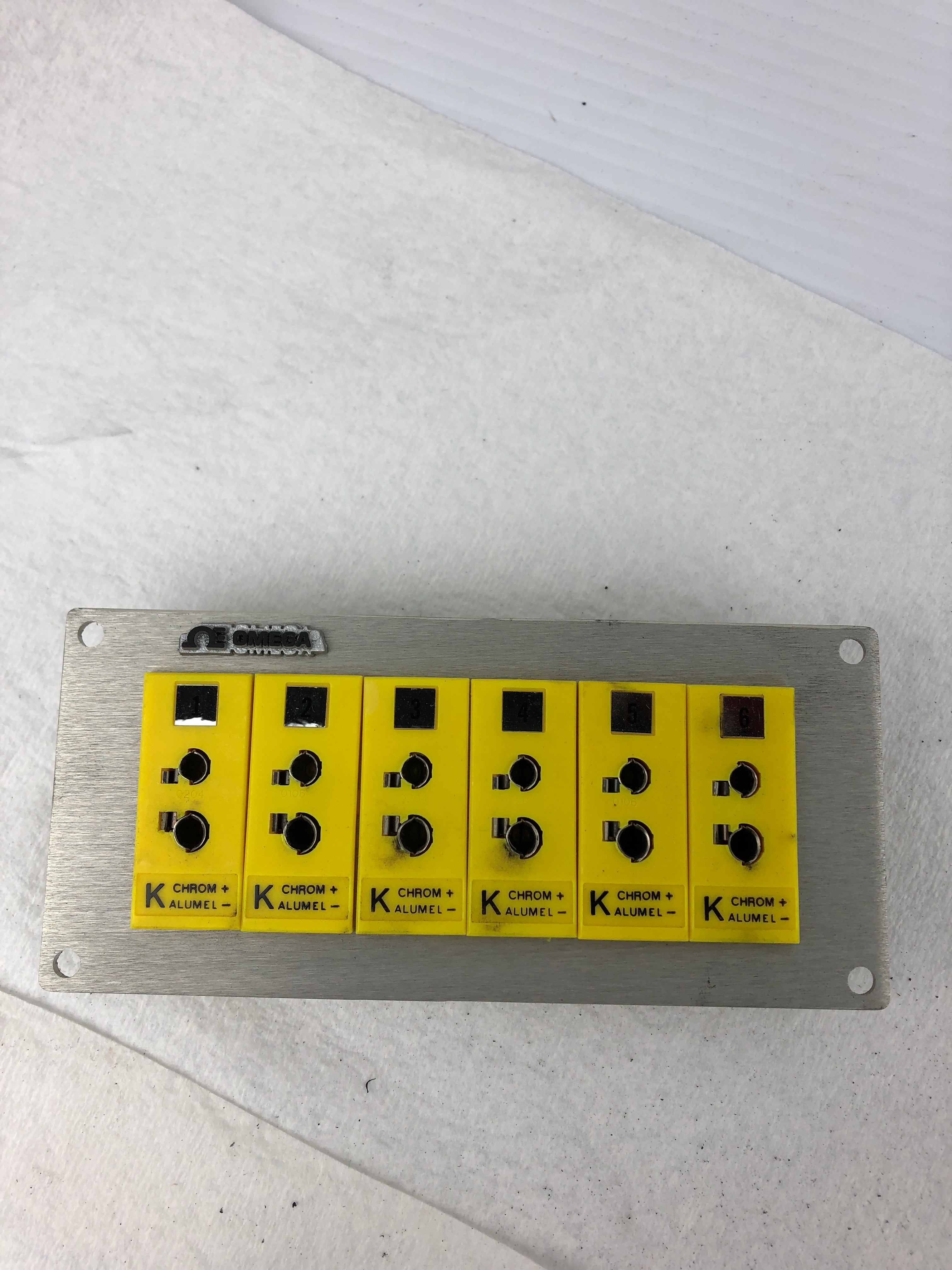 Omega Type K Terminal Connector Plug Panel