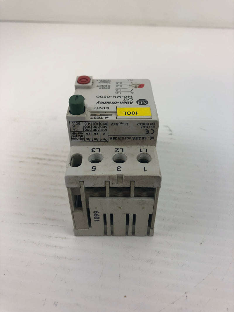 Allen-Bradley 140-MN-0250 Series C Manual Motor Starter