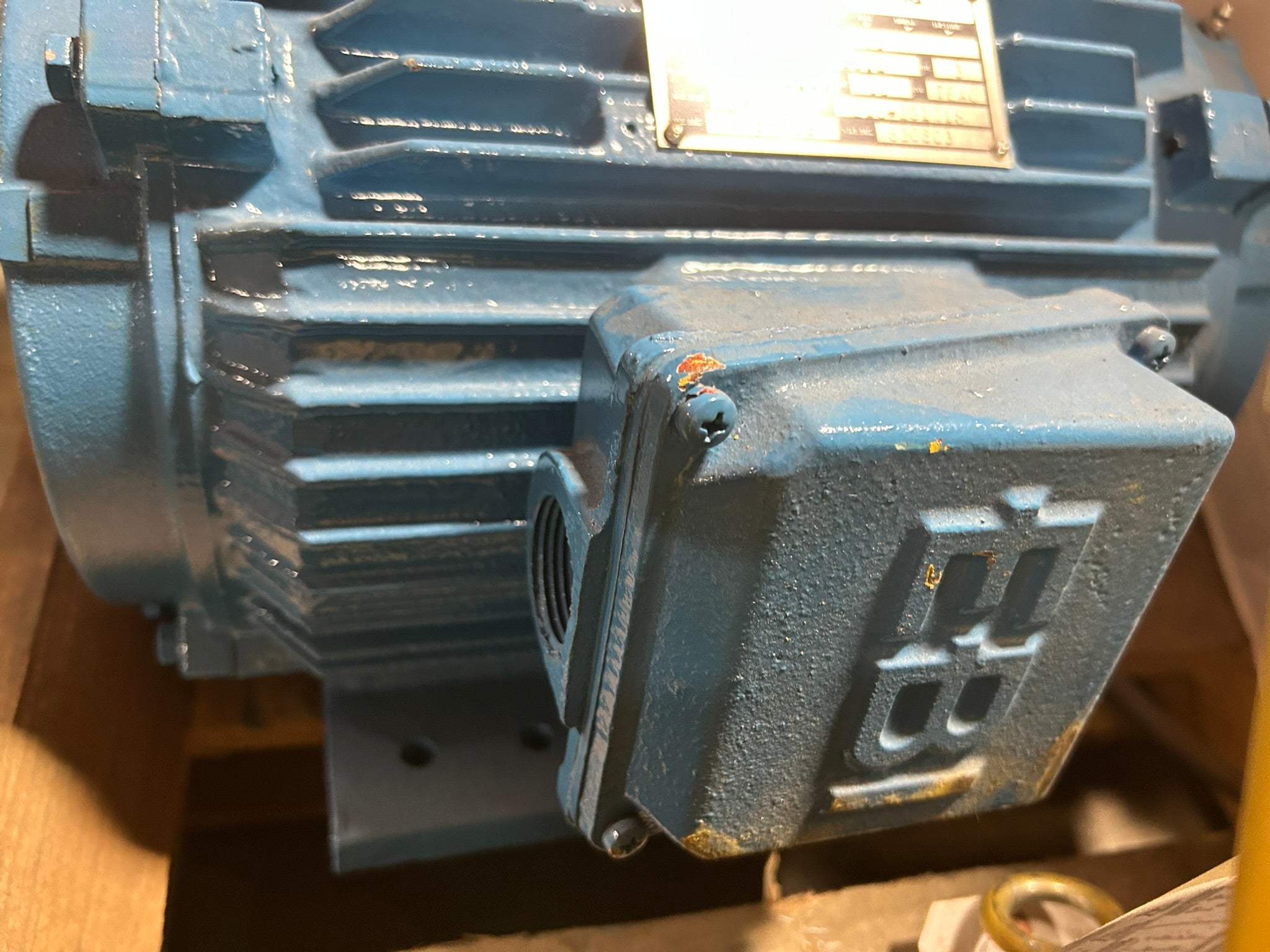 EBI Electric RTT AC Electric Motor 10 HP 1780 RPM 215T Frame 3 PH 60 Hz