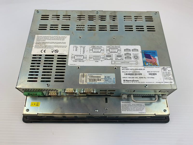 Nematron ePC1200T-N270-2GB-40SS-XP Display Panel Screen ePC12T-N2A0XAA0