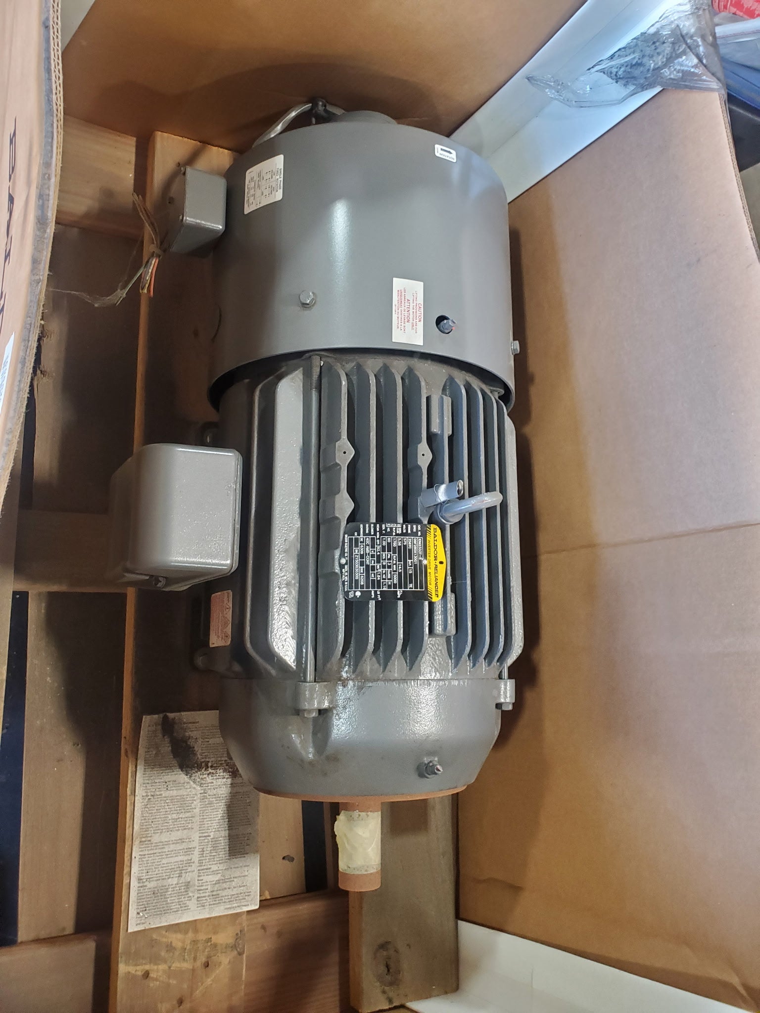 Baldor IDM2333T-5 Inverter Drive Motor 15 HP 3PH 256TC 1760-5000 RPM TEBC