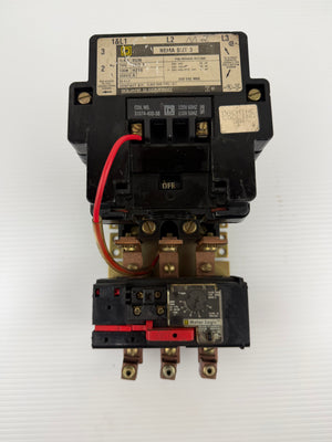 Square D Motor Starter 8536 Size 3 600 VAC Series A