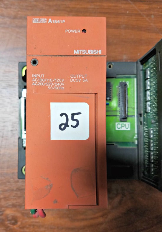 Mitsubishi Melsec Power Supply A1S61P with Output Unit A1SY41