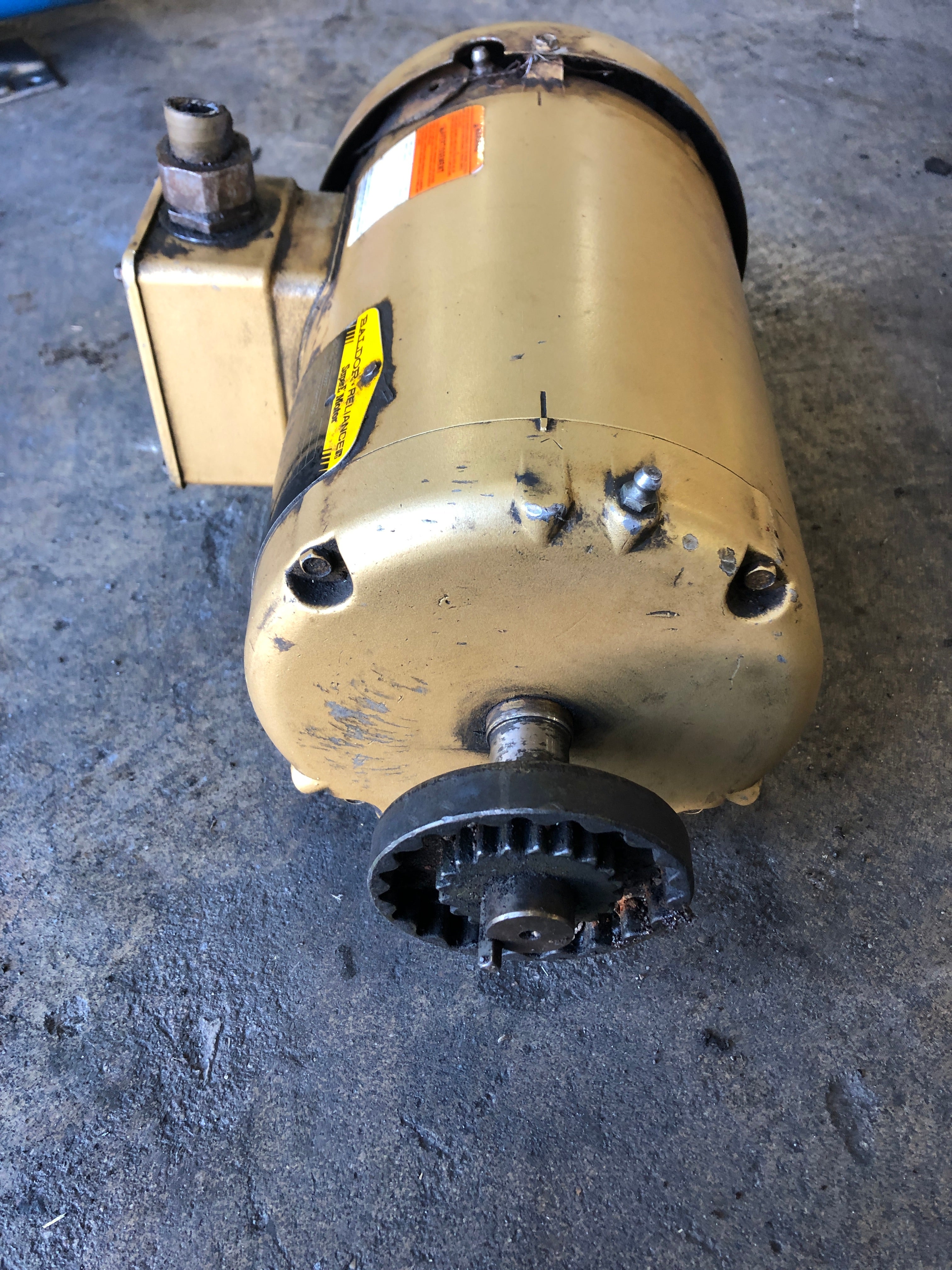 Baldor Reliance EM3555T General Purpose Motor 2HP 3490 RPM 230/460V 145T Frame
