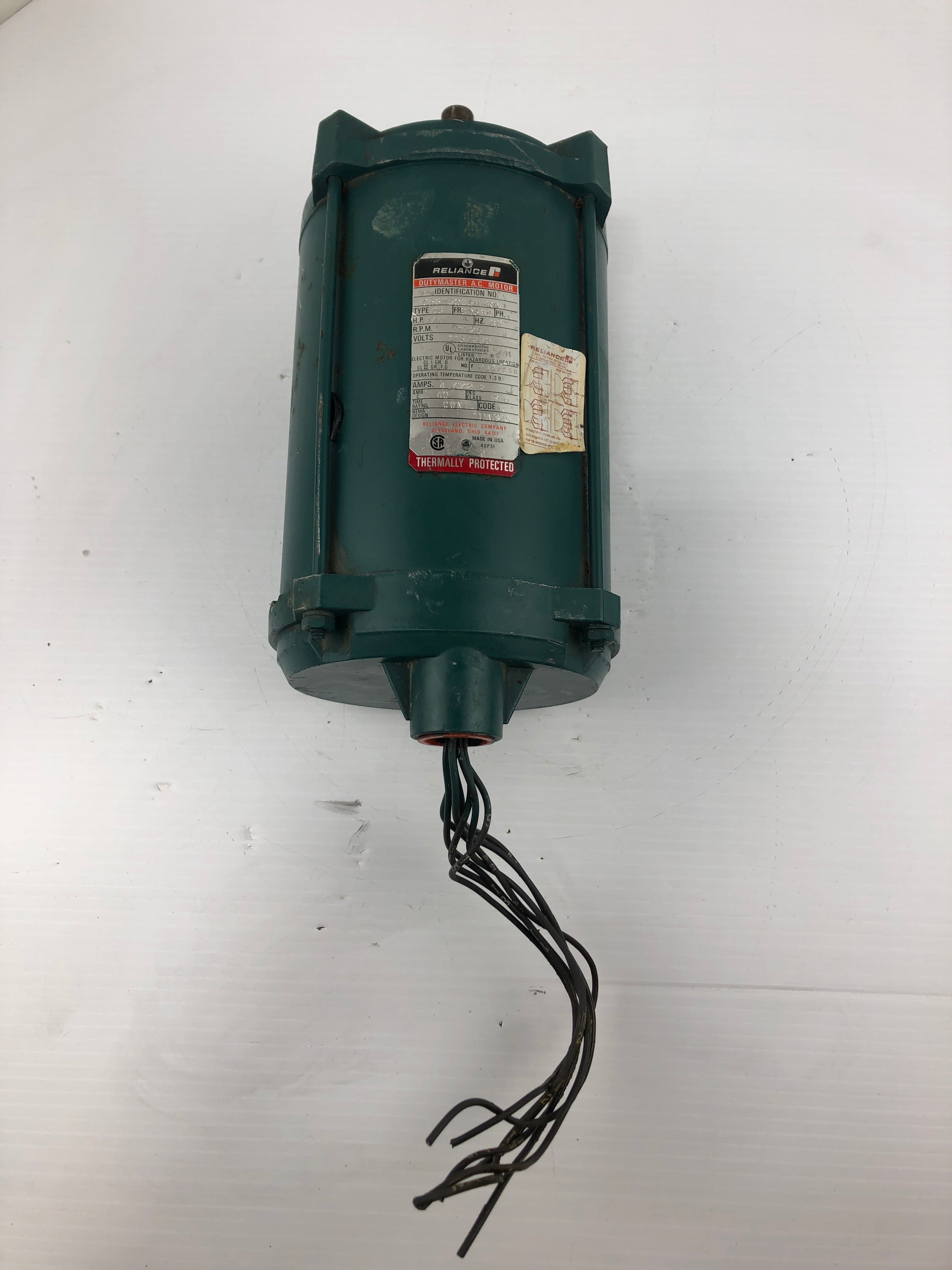 Reliance Electric C56H5005M-RD AC Motor 1725RPM 1/4HP 1PH 60Hz 115/230V 4.4/2.2A