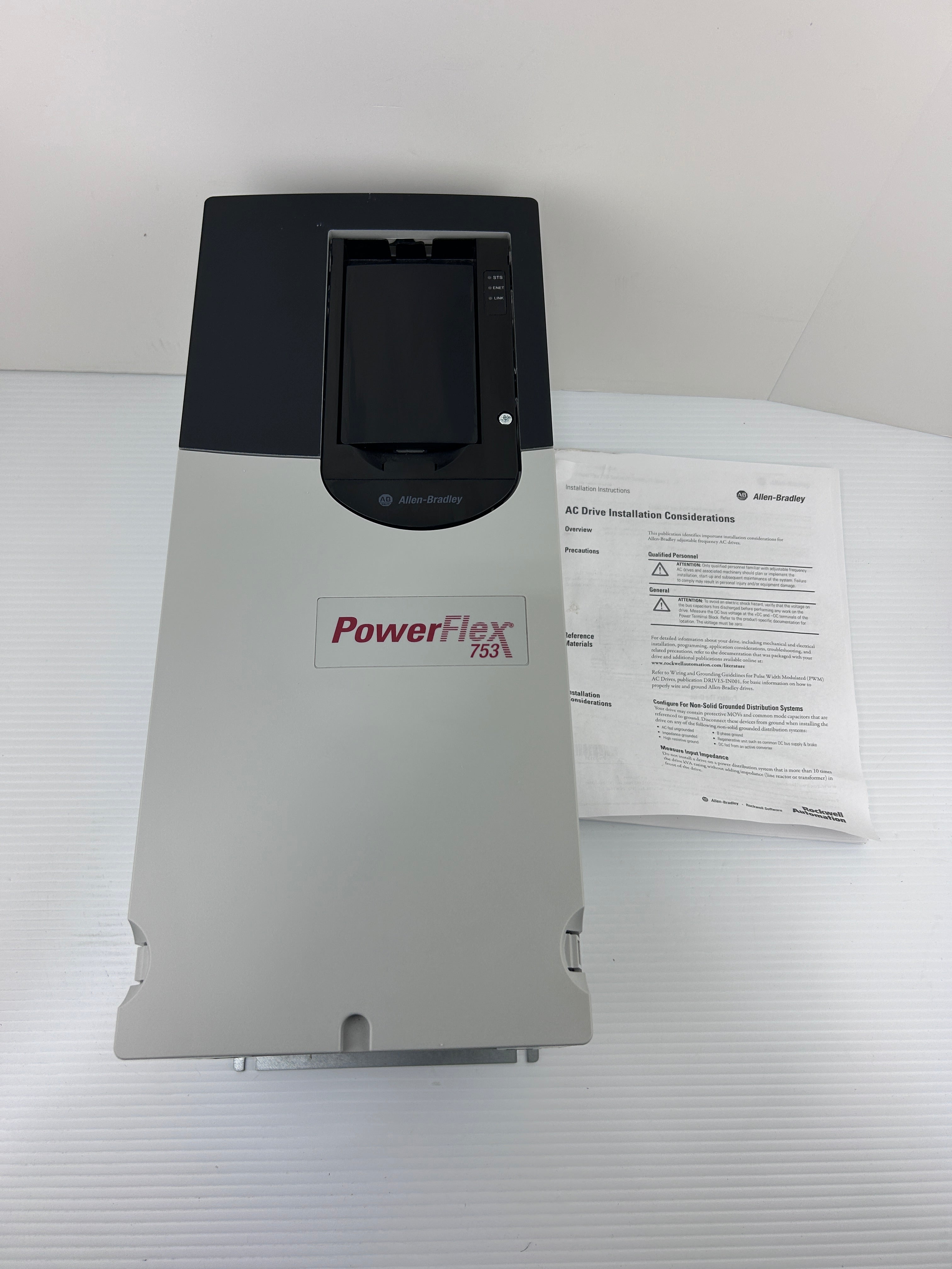 Allen Bradley PowerFlex 753 20F11ND027JA0NNNNN AC Drive 20 HP Series A