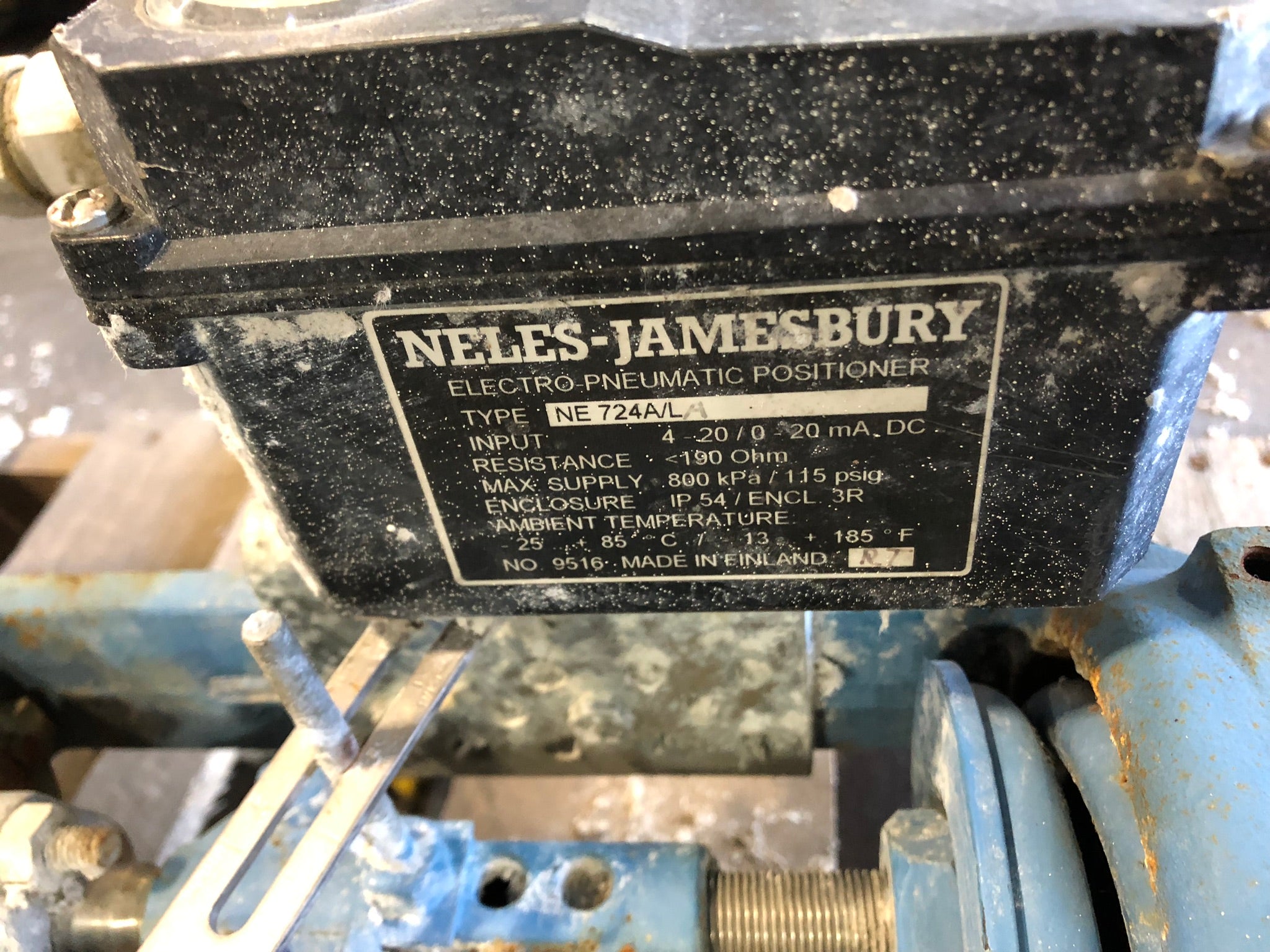 Neles Jamesbury C110N0C32CC8P #4 Butterfly Valve Pneumatic Actuator