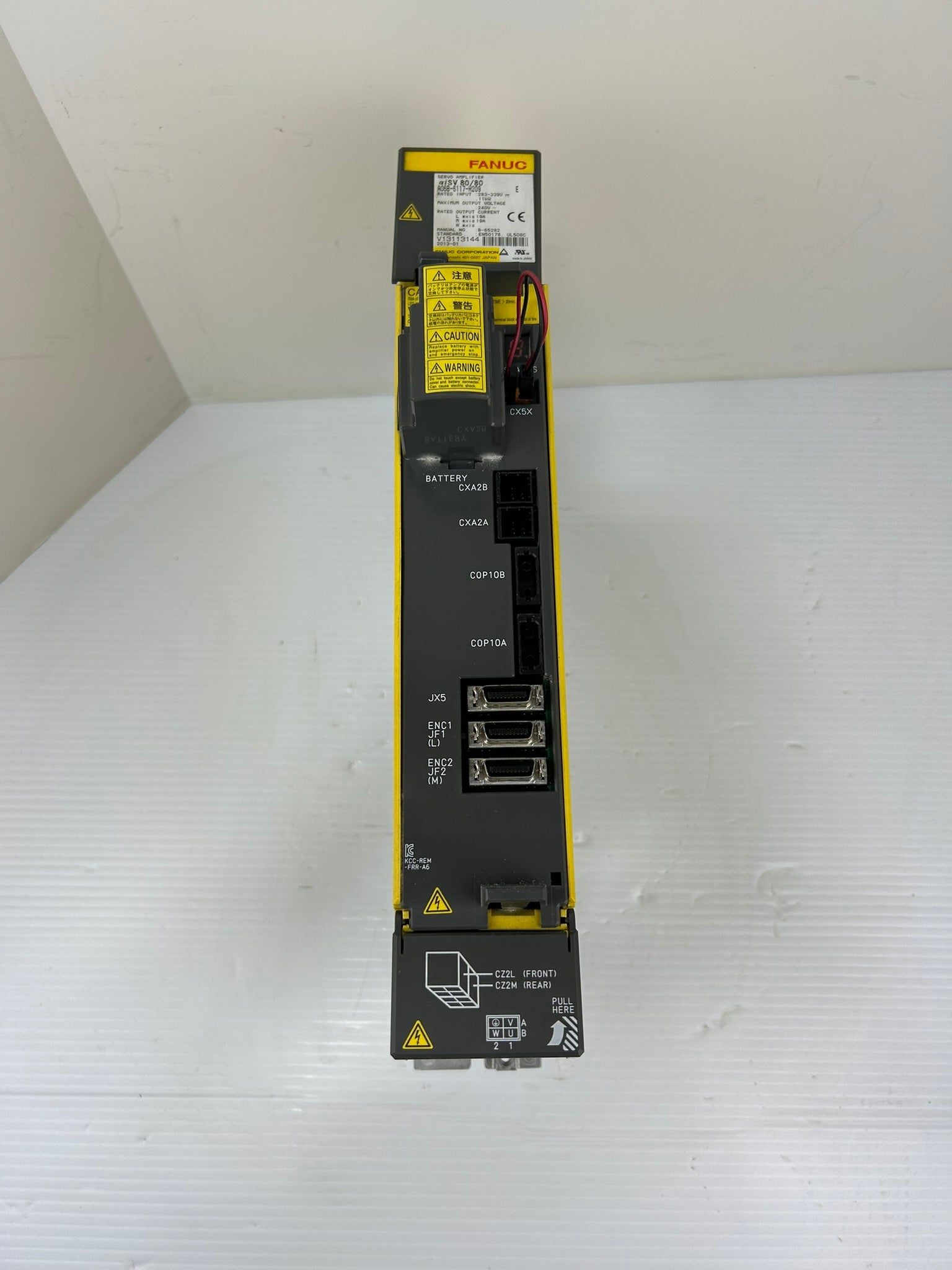 Fanuc A06B-6117-H209 Servo Amplifier Servo Drive Series E aiSV 80/80 B-65282