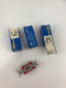 Leviton 1221-LHC Red Toggle Switch Clear - Lot of 3