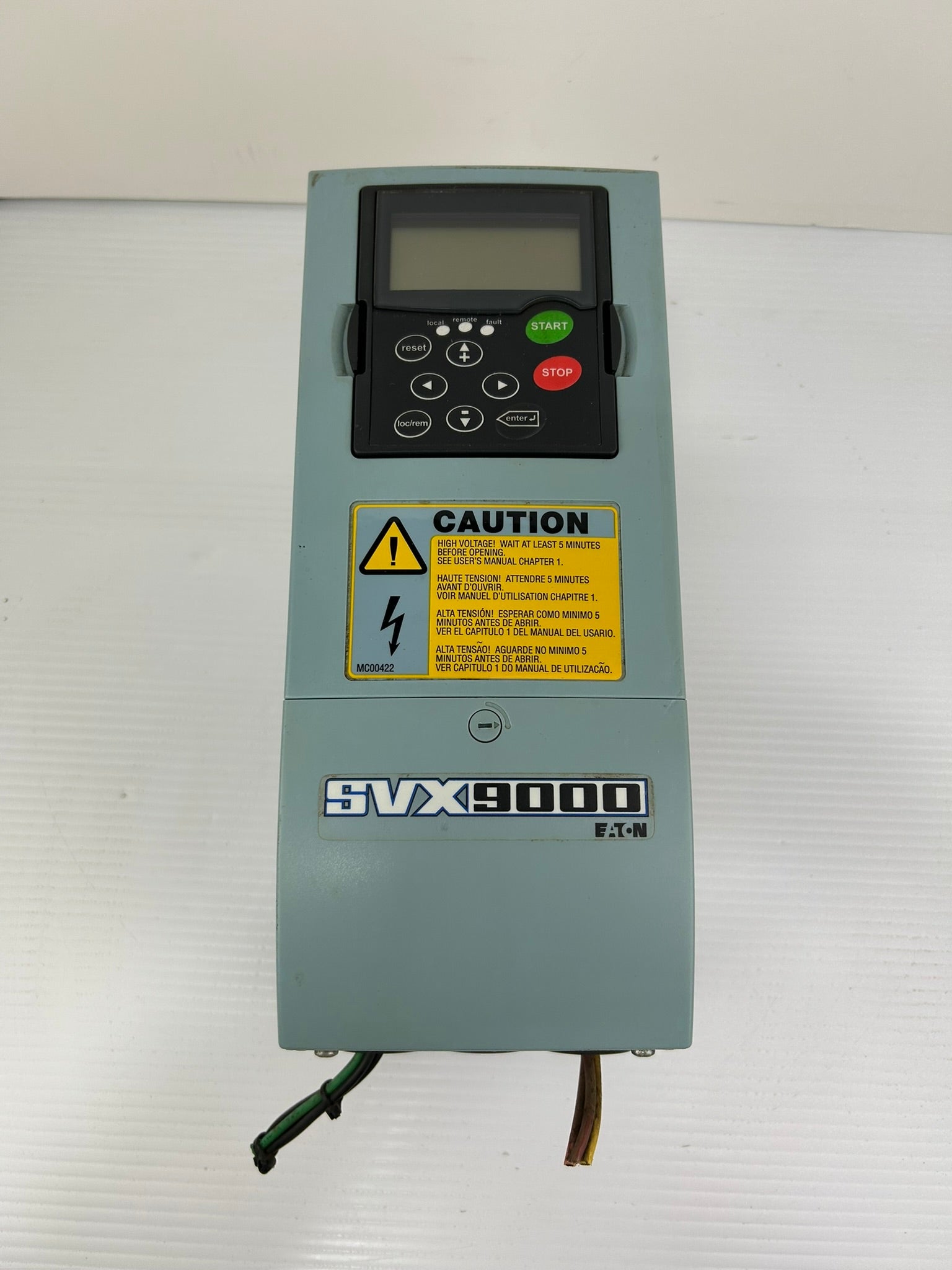 Eaton SVX9000 VFD Drive SVX005A1-4A3B1 Nema Type 1