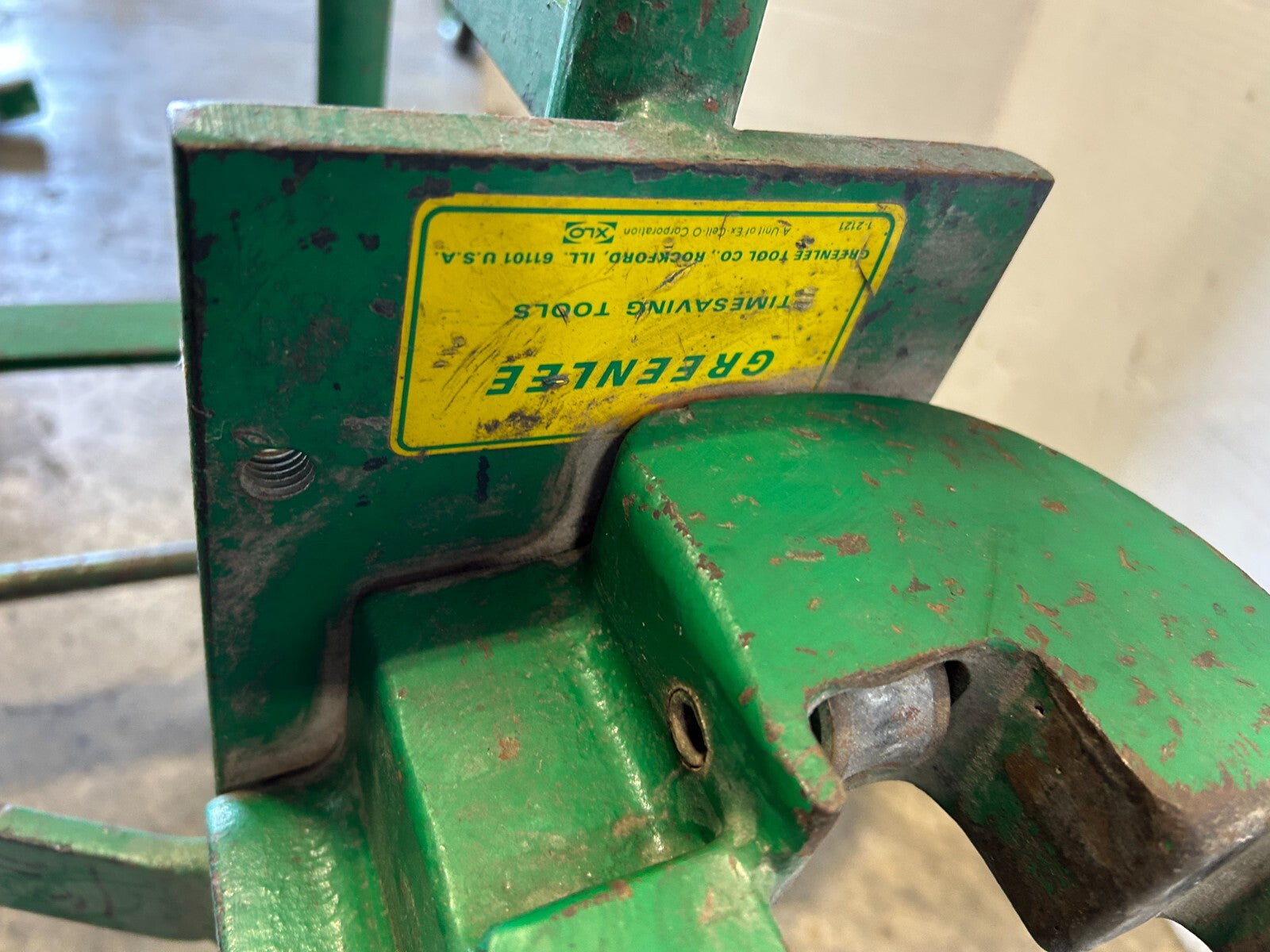 Greenlee 1800 Mechanical Pipe Bender Rigid Steel Aluminum Conduit