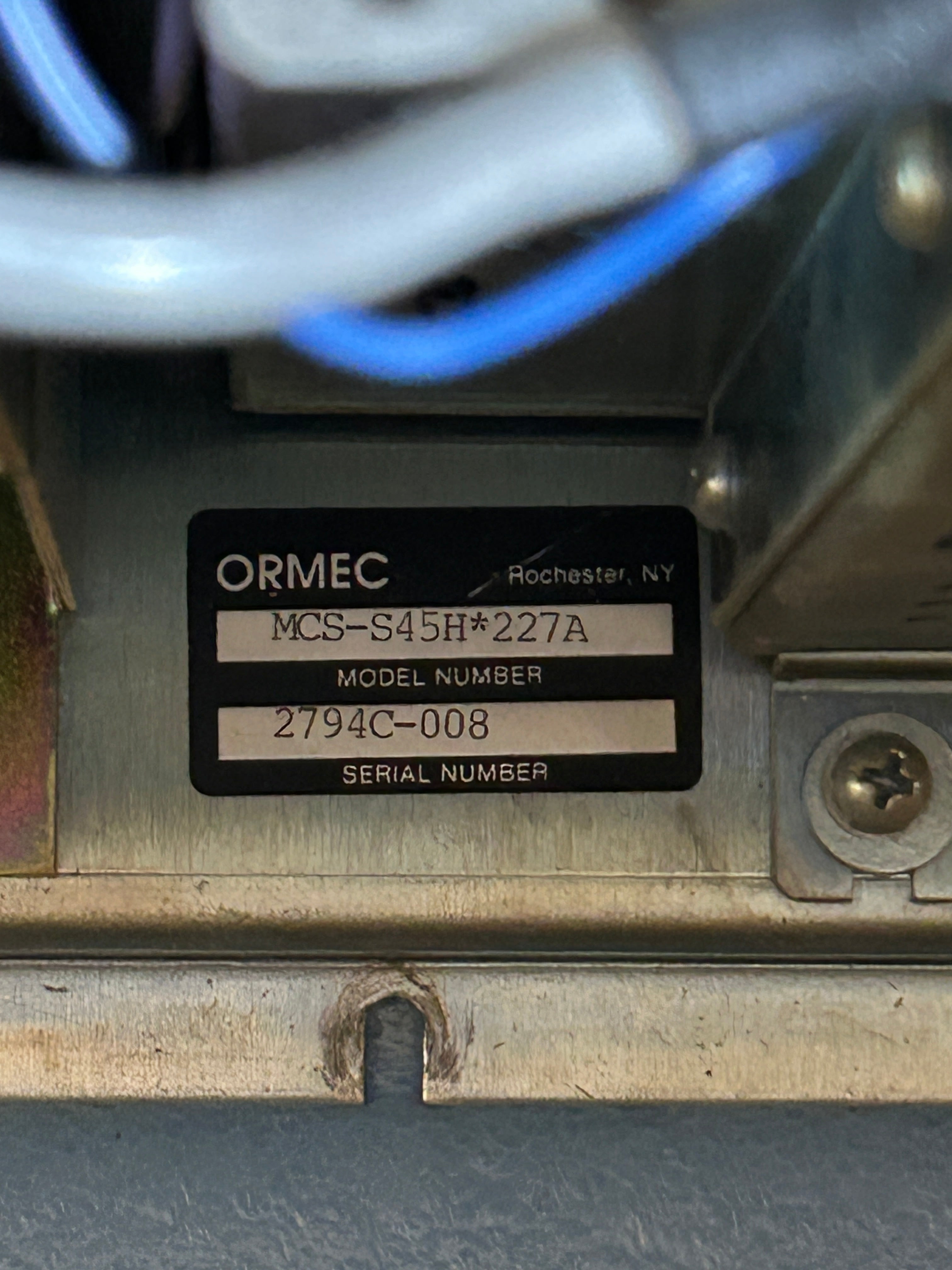 Ormec MCS-S45H*227A Servo Drive Assembly SAC-SDRU Breaker LF-330 Noise Filter