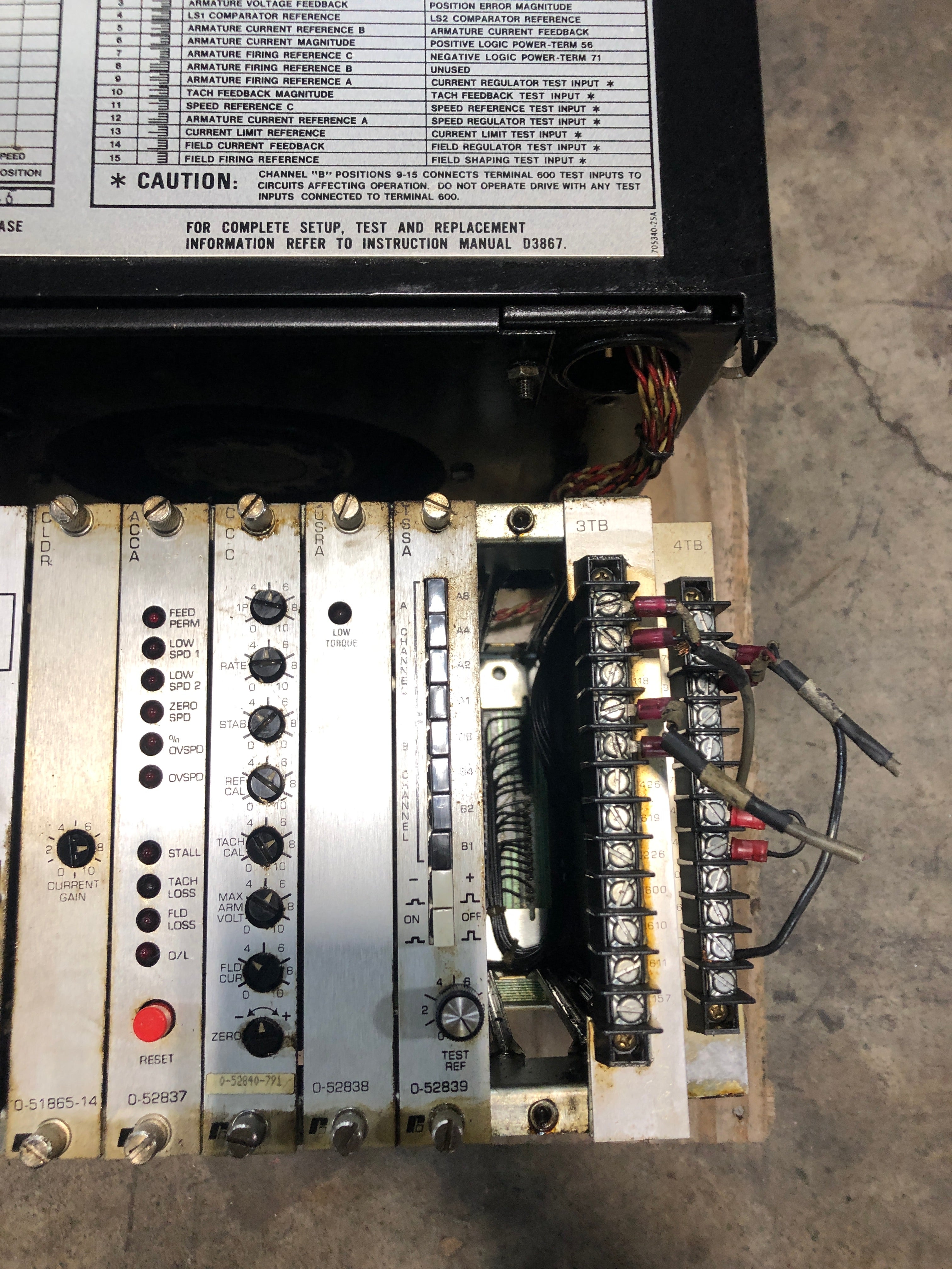 Reliance Electric 801429-21SE MaxPak Plus VS Spindle Drive 50 HP 3 PH