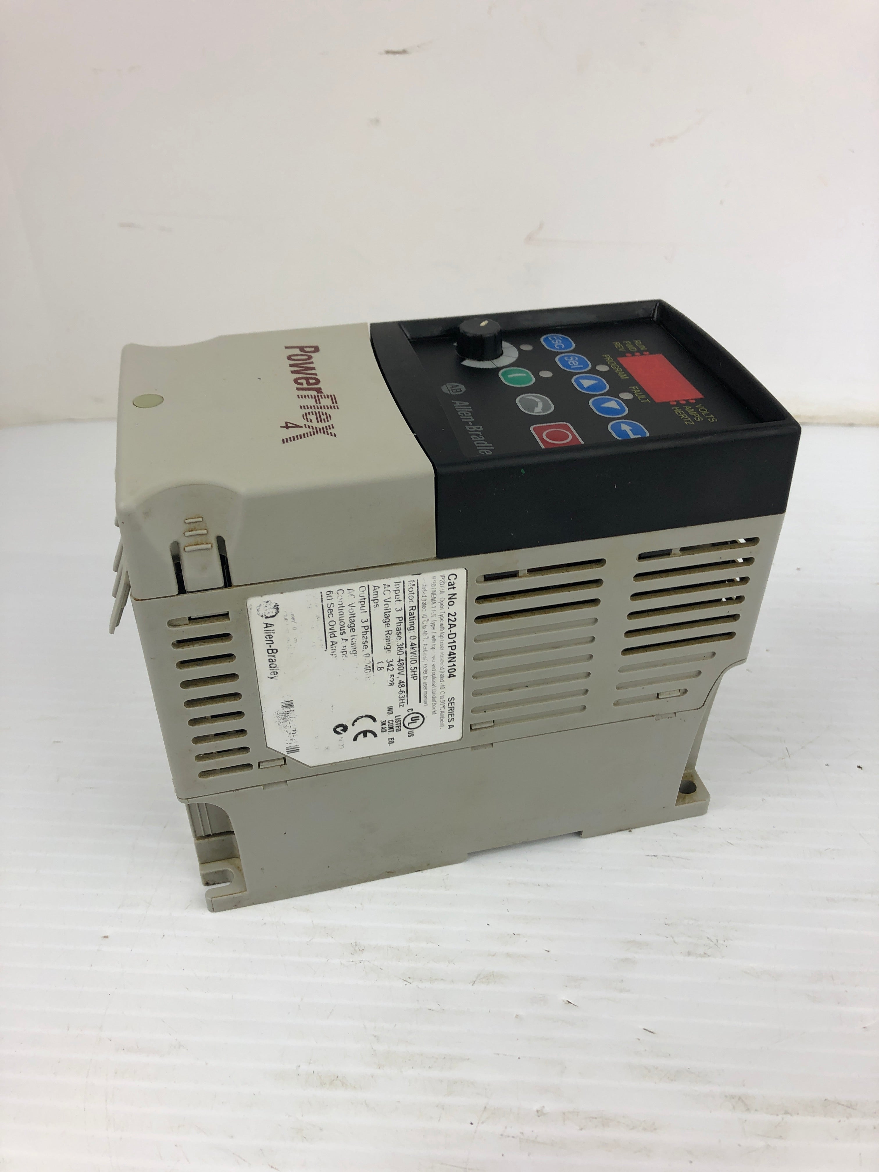 Allen Bradley 22A-D1P4N104 PoweFlex 4 Series A Drive