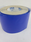 Blank Inventory Rectangle Labels Royal Blue 4 x 6" - Partial Roll