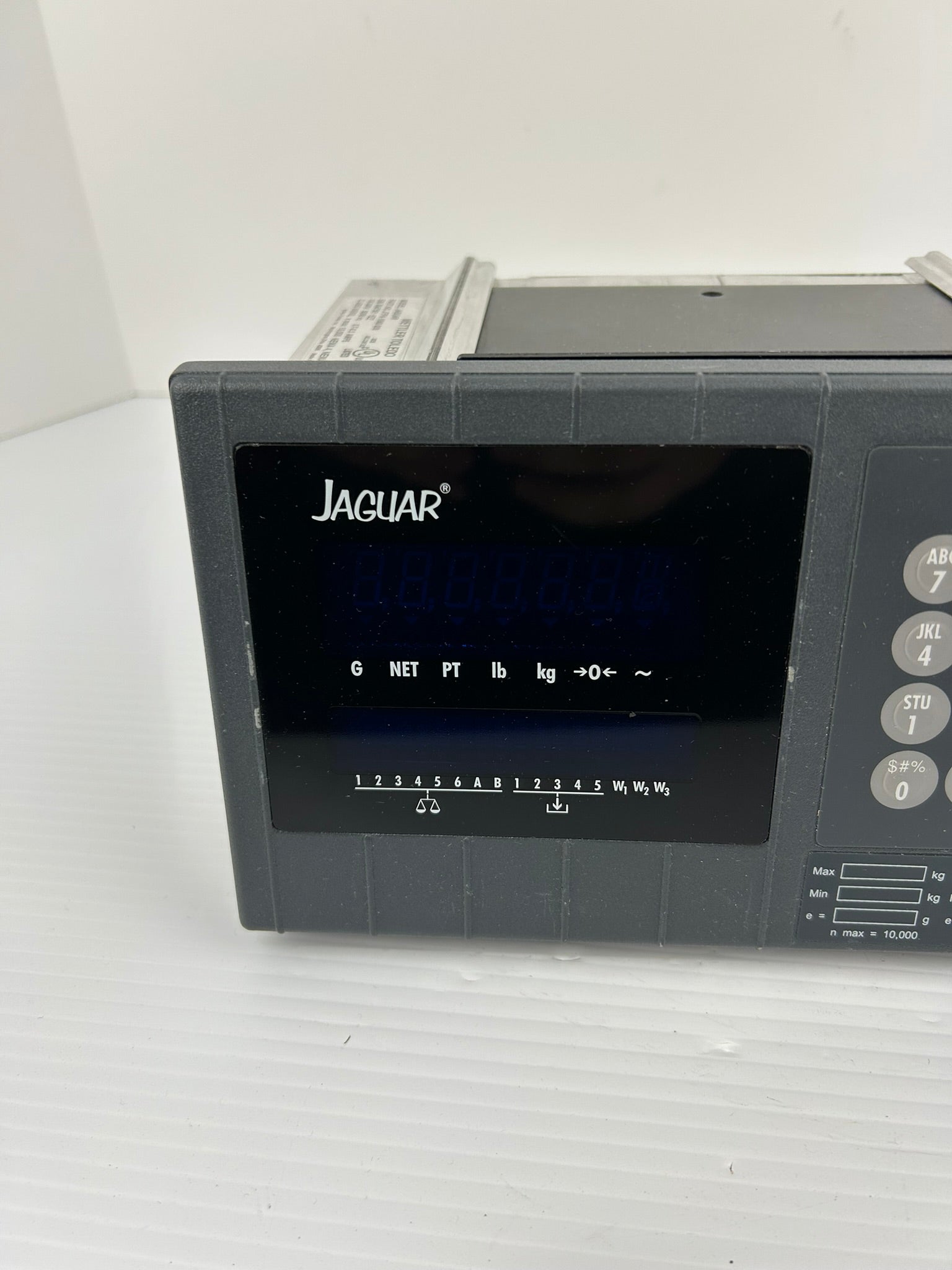 Mettler Toledo JAGUAR Scale Controller Interface Panel JTPA1060000