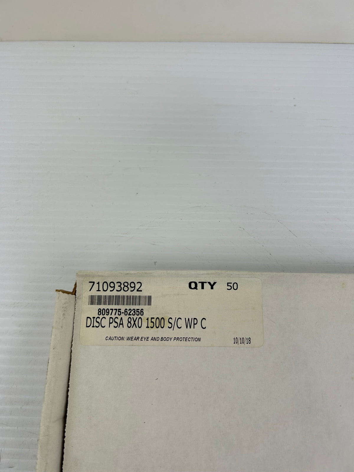 1500 Grit 8" PSA Silicon Carbide Wet/Dry Abrasive Discs - 50 Count