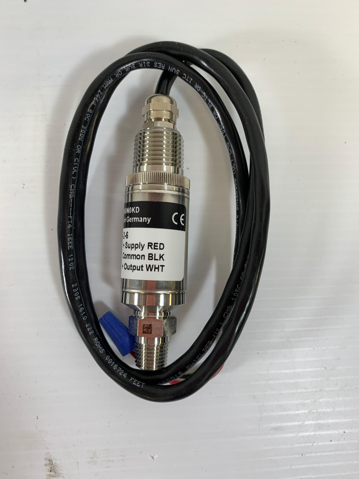 NoShok 200-60-1-5-2-6 Transducer 0-60 PSI