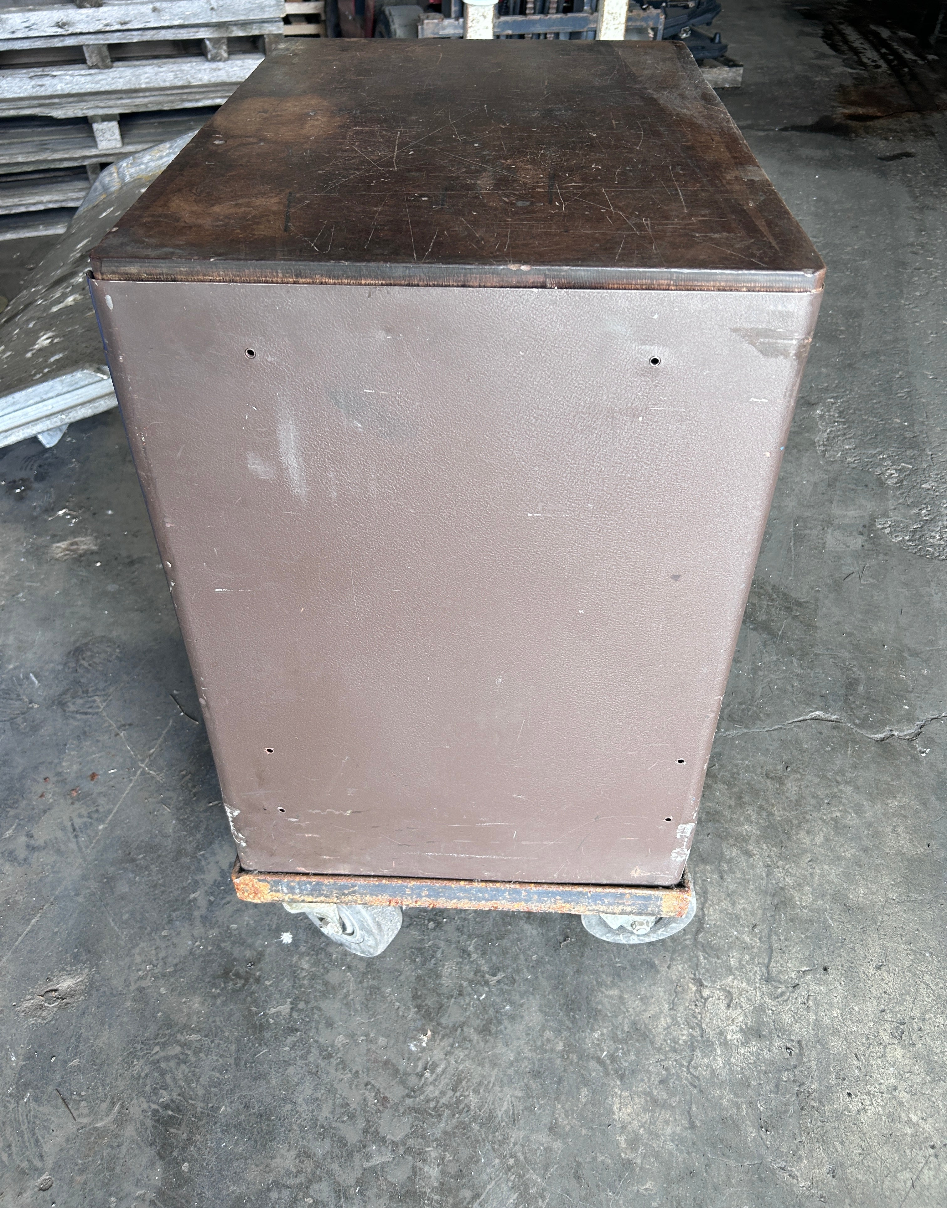 Kennedy Kits Style 294 Rolling Tool Cabinet Machinist Chest Brown Vintage USA