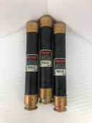 Fusetron FRS-R-2-1/2 Bussmann Dual-Element Time-Delay Fuse 600V 2-1/2A -Lot of 3