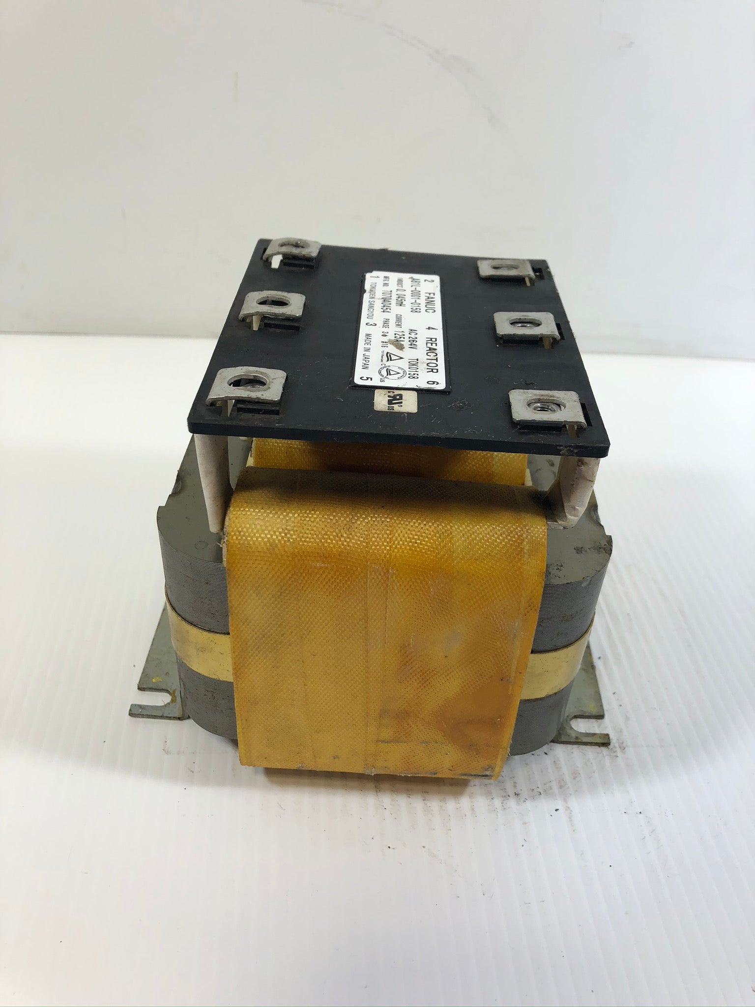 Fanuc A81L-0001-0158 Line Reactor 0.045mH 125A 3PH w/o Cover