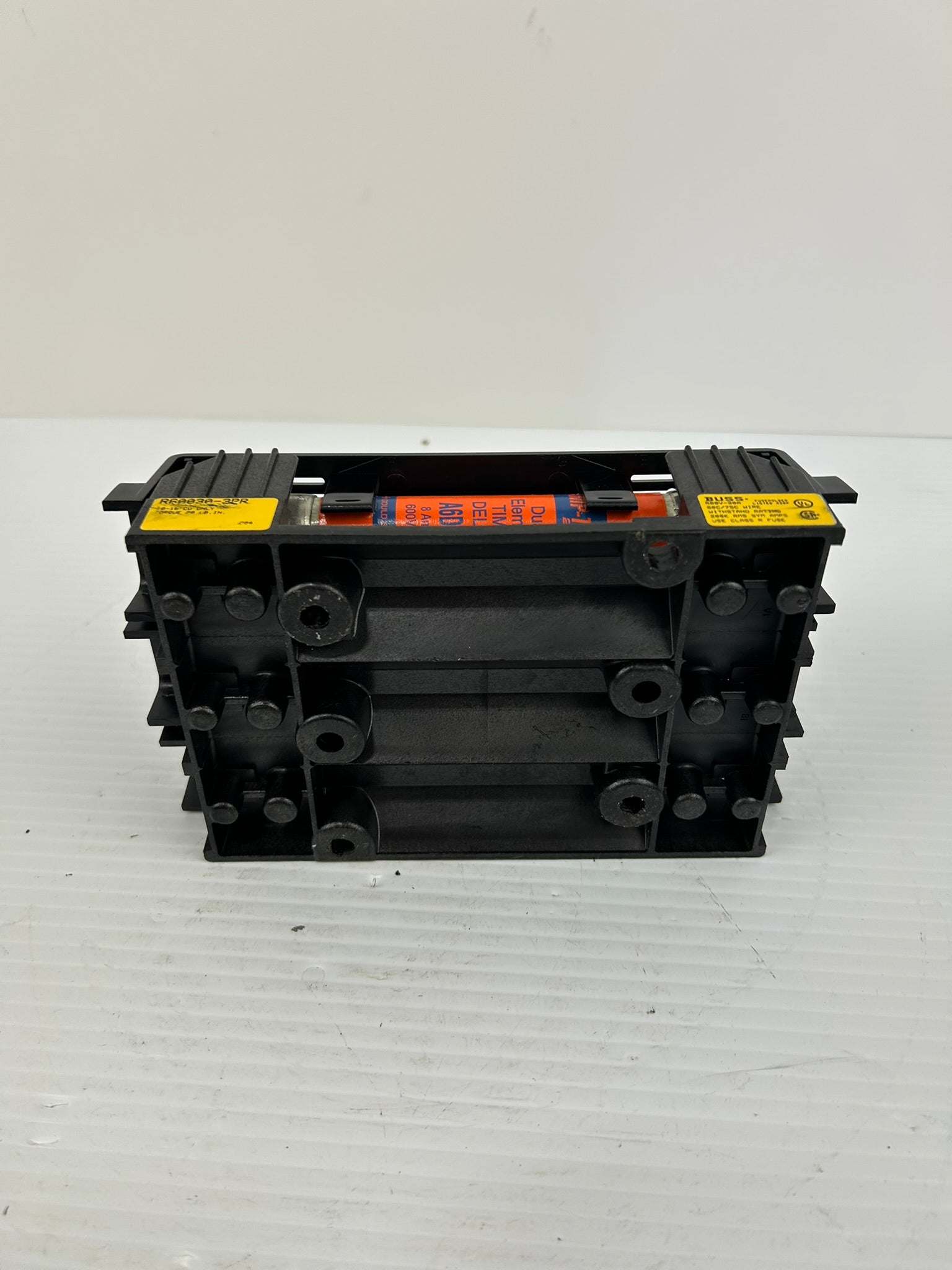 Bussmann Sami R60030-3PR Fuse Holder Block 600V 30A with 3 Amp Trap 2000 Fuses