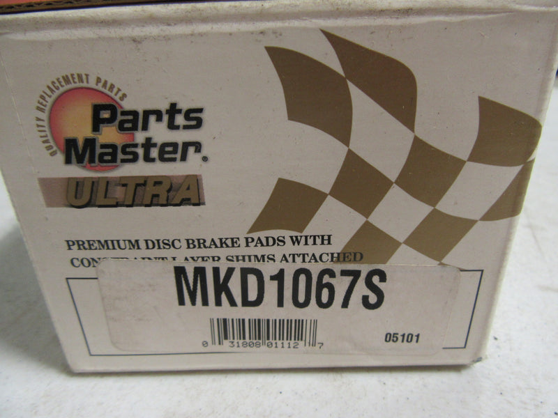 Parts Master Brake Pads Model: MKD1067S
