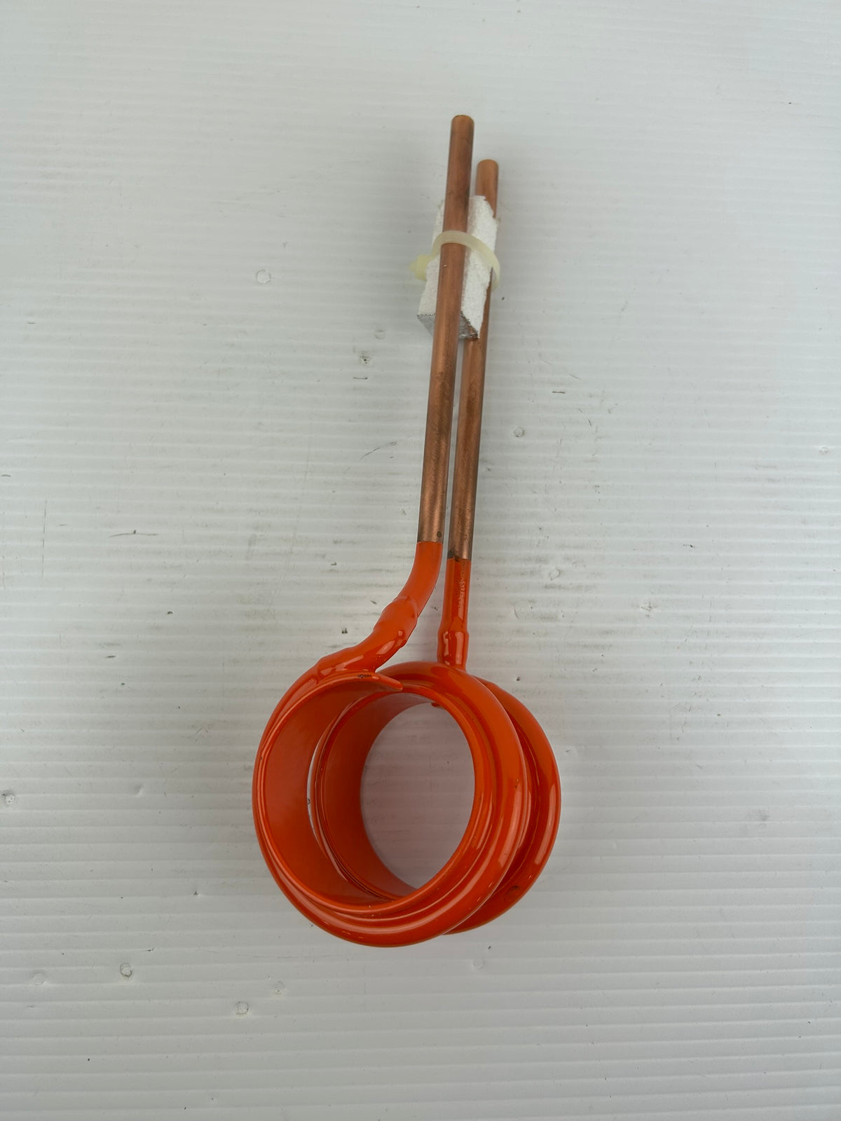 High Frequency Copper Tube Induction Heating Coil for Welding TT1-2.50L Orange