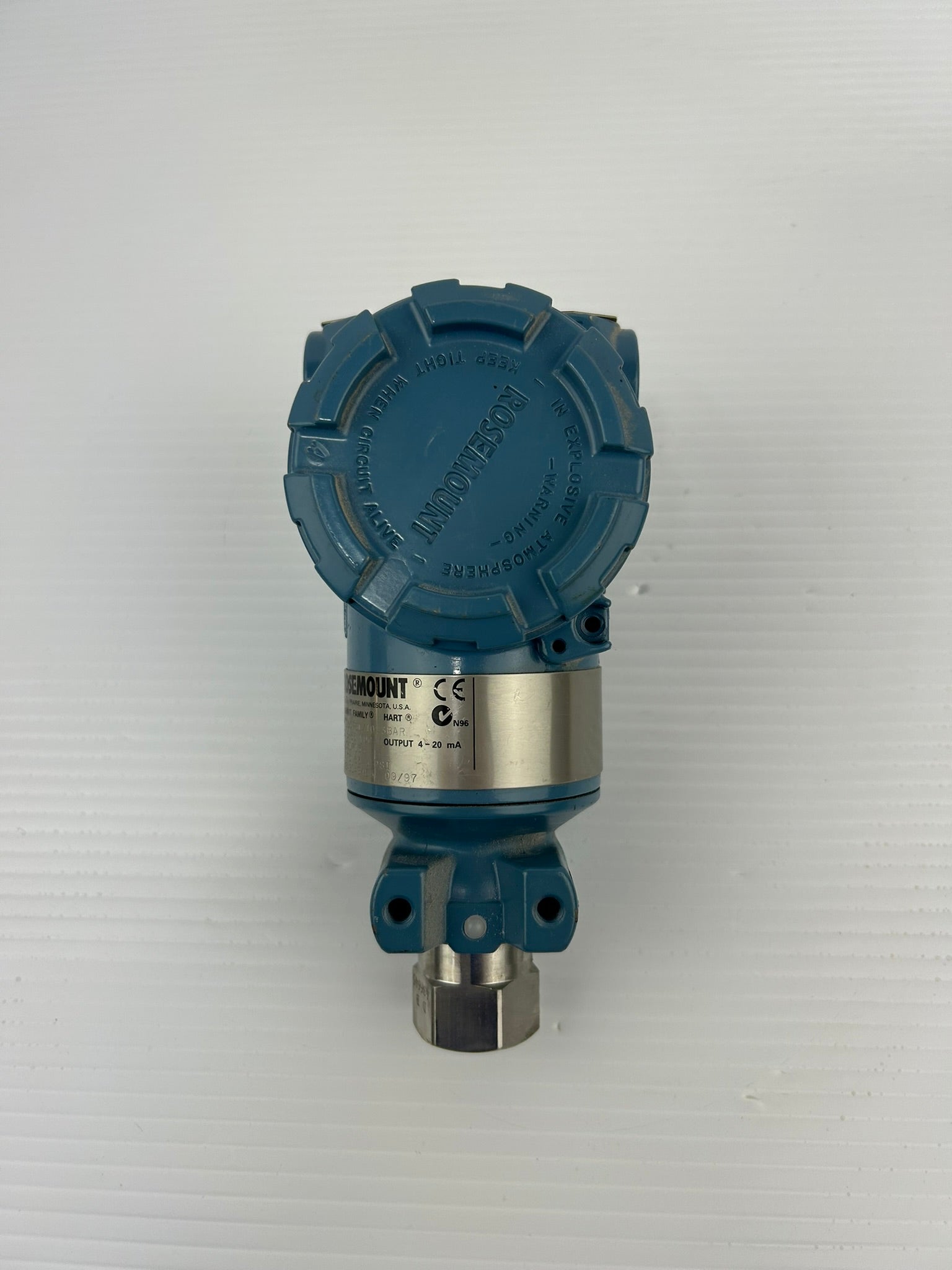 Rosemount Hart 3051TG2A2A21AB4E5 Pressure Transmitter 150PSI 10.3 bar