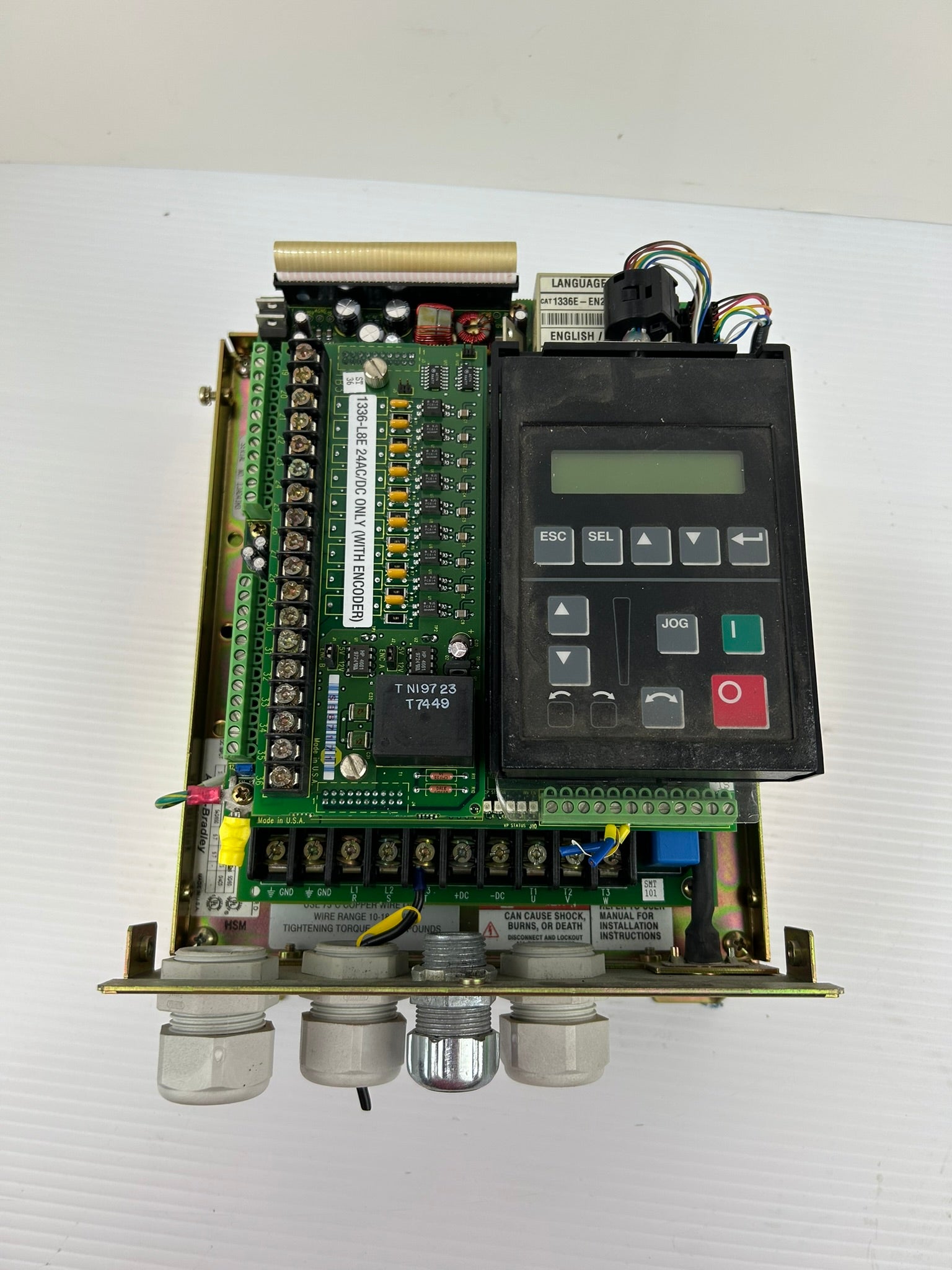 Allen-Bradley 1336E-BRF30-AE-EN Drive Series D 48kVA 3PH 0-460V