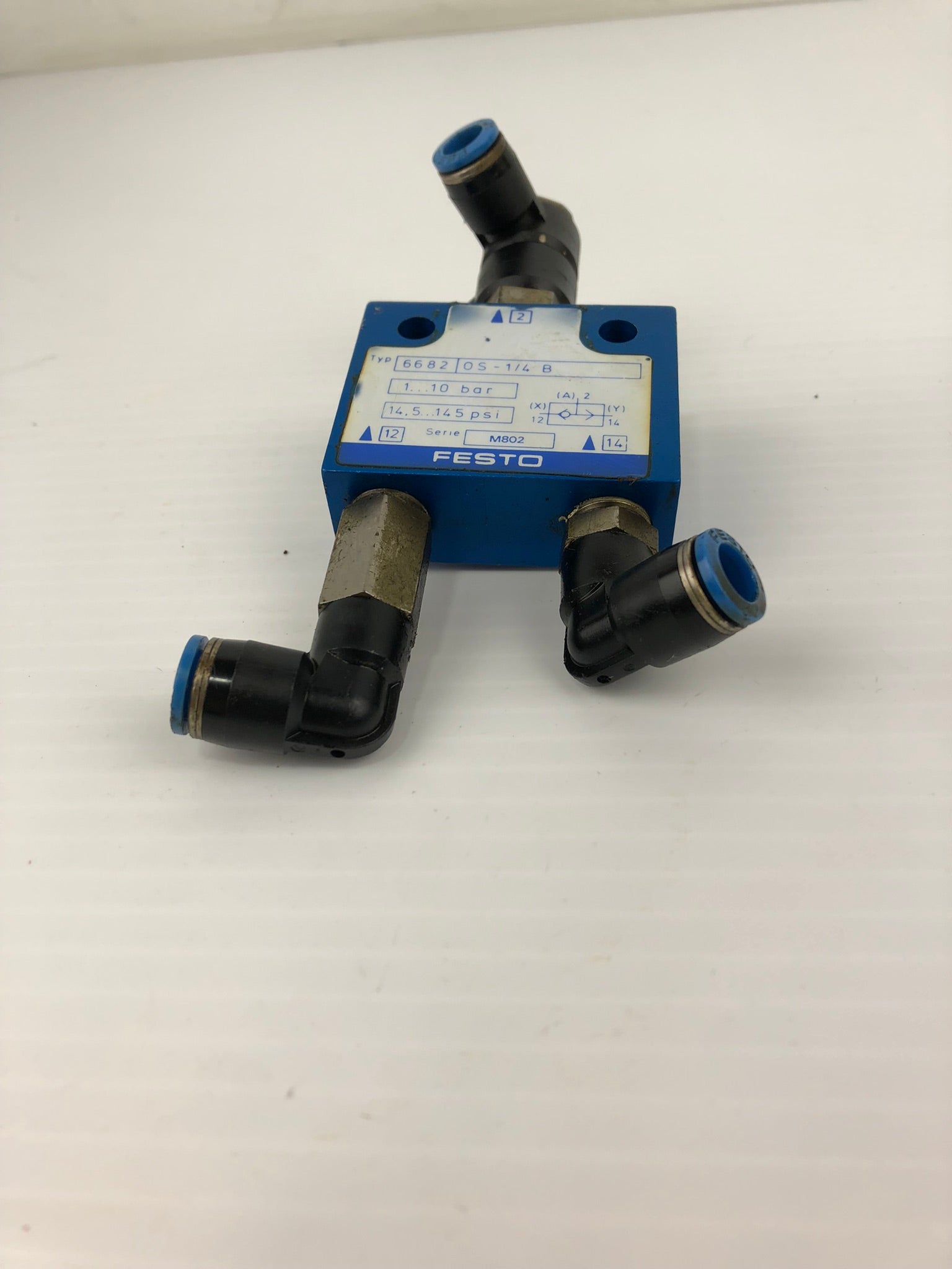 Festo 6682 OS-1/4 B Pneumatic Valve Series M802
