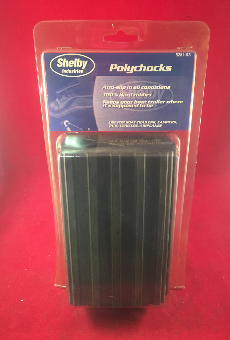Shelby Industries Polychocks Wheel Chock 5281-93 Boat Trailers Campers RVs Cars