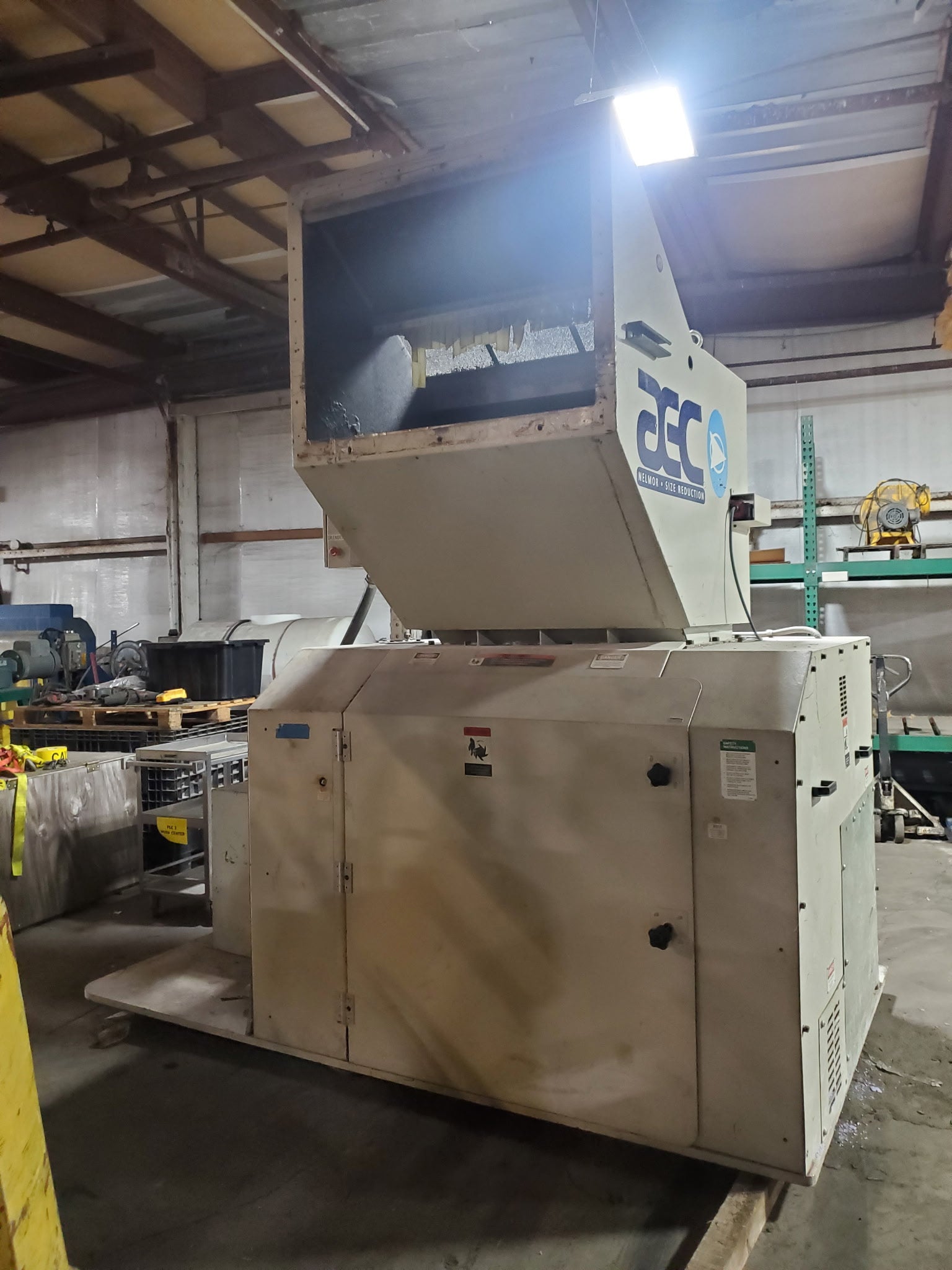 AEC 50HP Plastic Granulator Grinder 1820 18" x 20" 460V 3PH Industrial