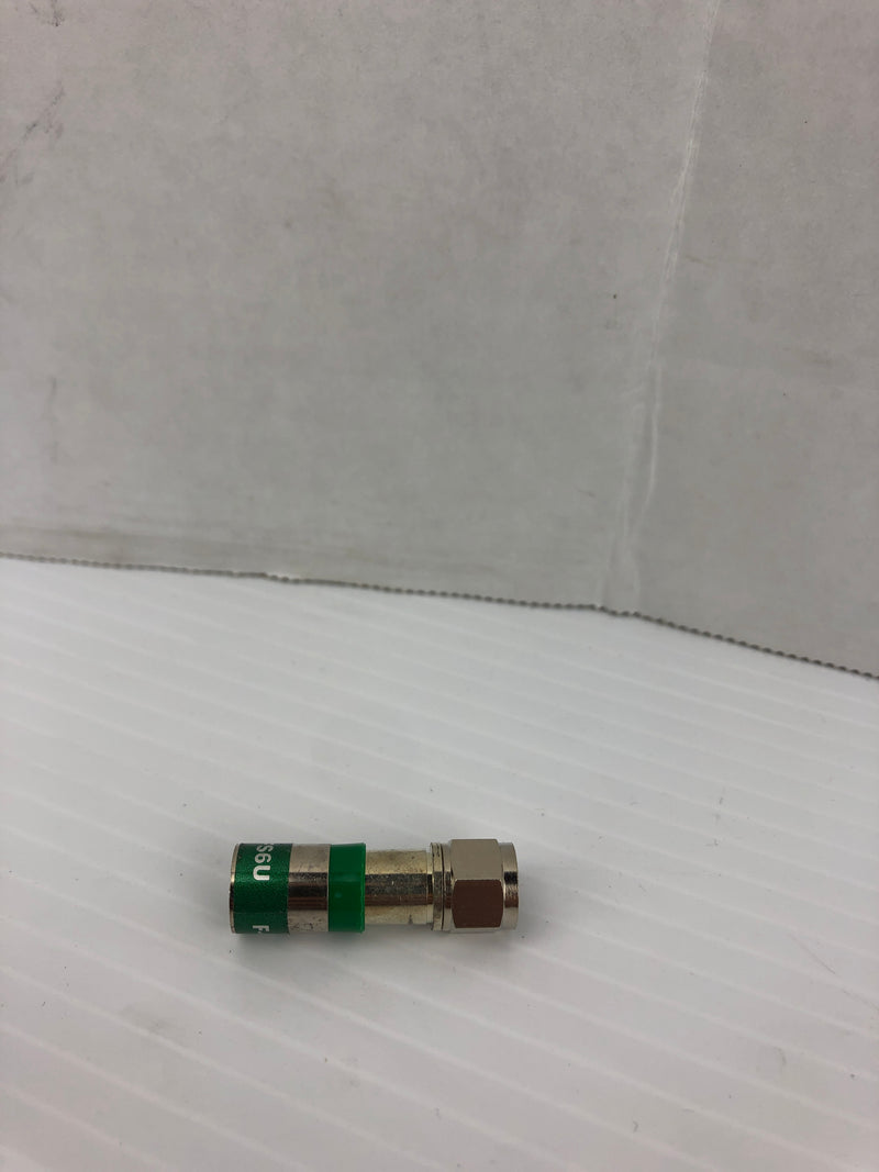 Leviton 40985-CPF Green Compression F-Connector - Lot of 100