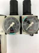 Rexroth AS2-FLC-G038-PBP Pneumatic Pressure System with Gauges and Lubricator