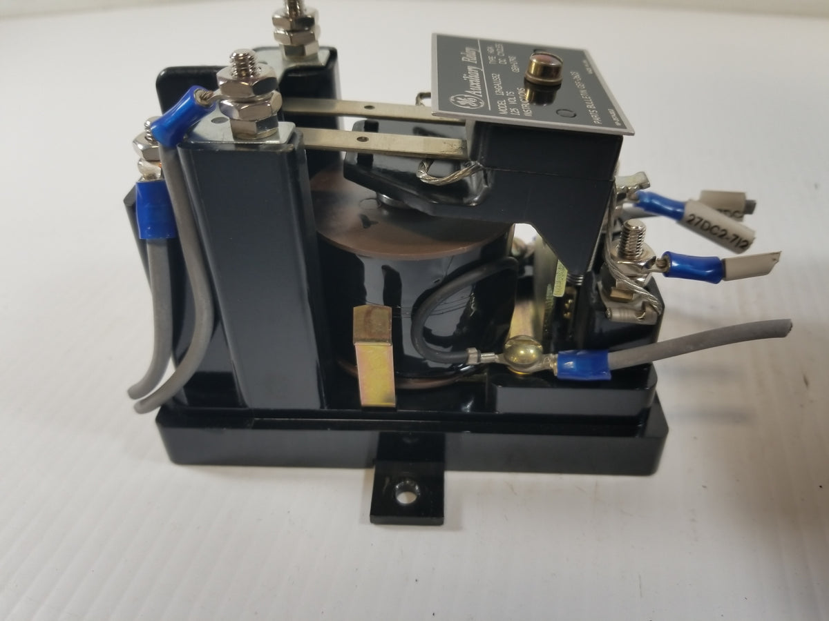 GE 12HGA11S52 Auxiliary Relay 125V DC Type HGA