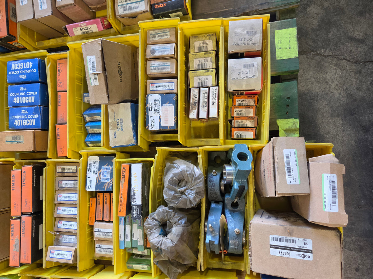 200+ NOS Bearings, Sleeves, Seals - Timken Dodge Martin McGill NSK SKF TB Woods