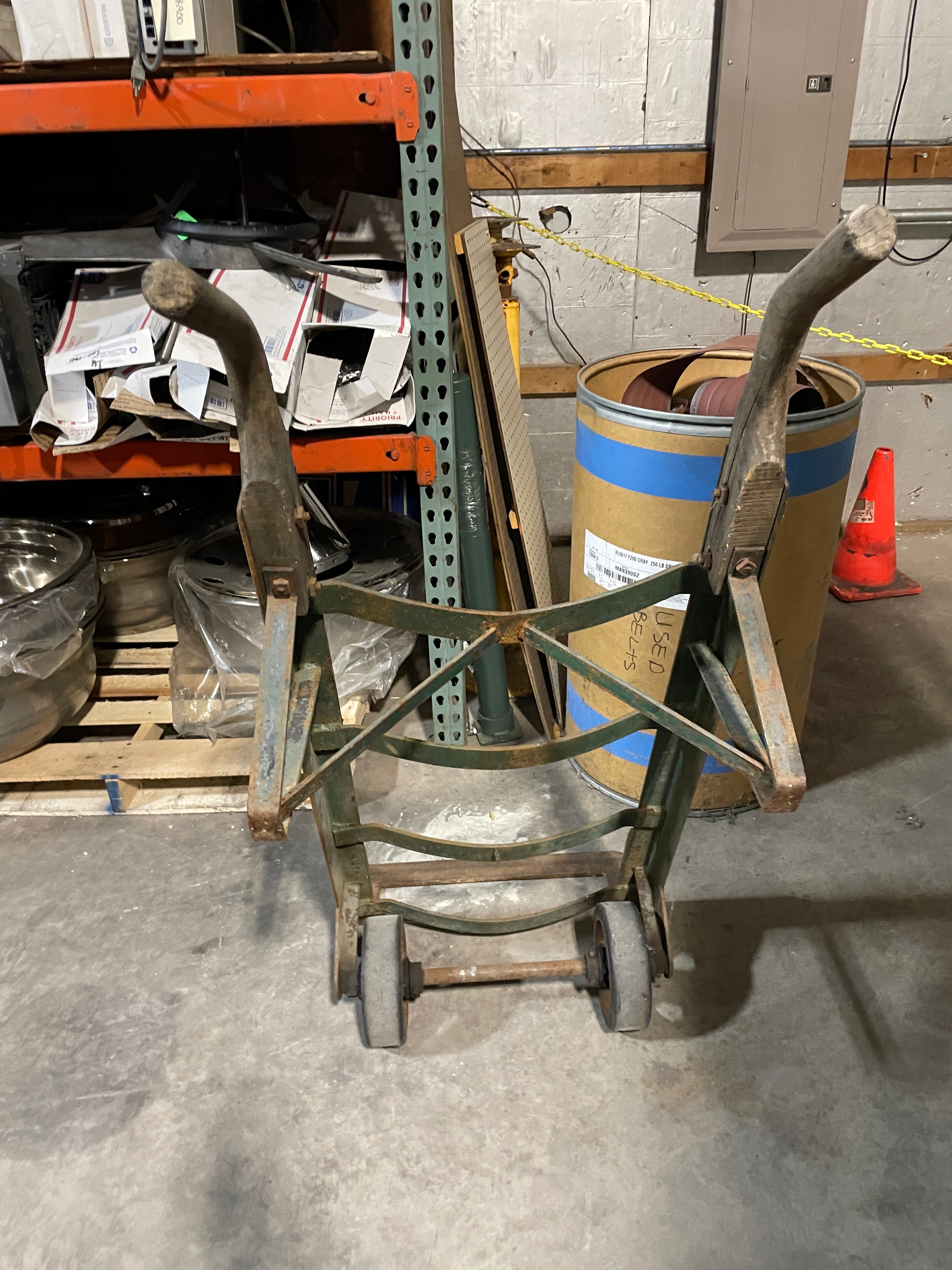 Fairbanks Barrel Hand Truck Dolly Drum Mover Industrial Heavy Duty Cart