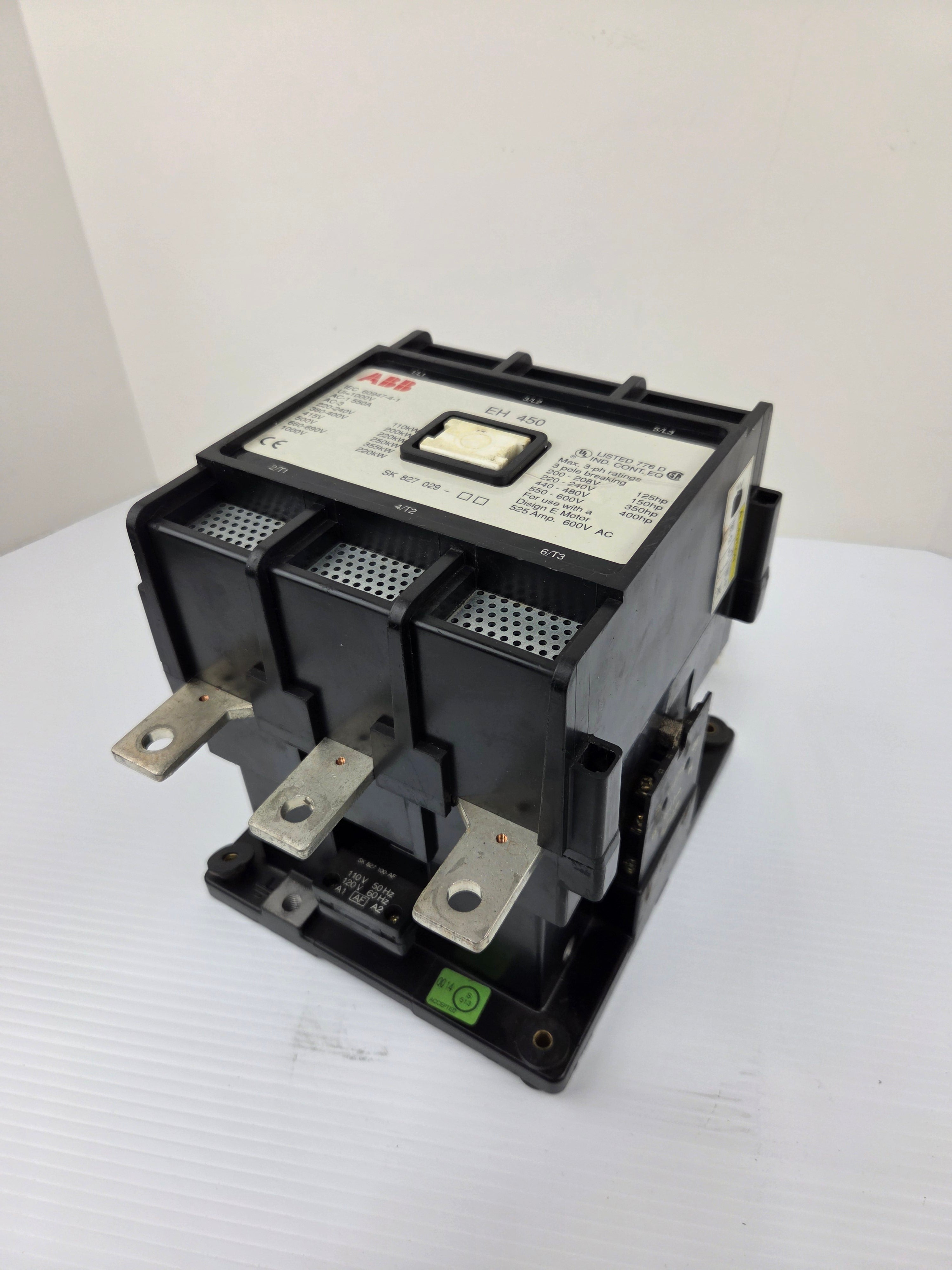 ABB EH450C-1 Contactor 3-Pole 120V Coil 550A 1000V Motor Starter EH 450C-*L