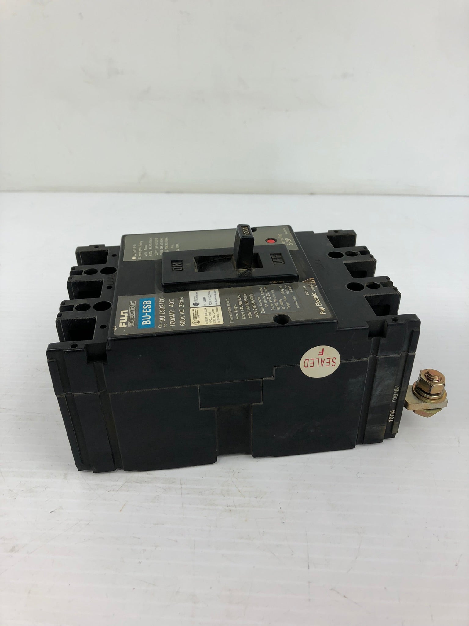 Fuji Electric BU-ESB2100 Circuit Breaker 100 AMP 600 VAC 2 Pole